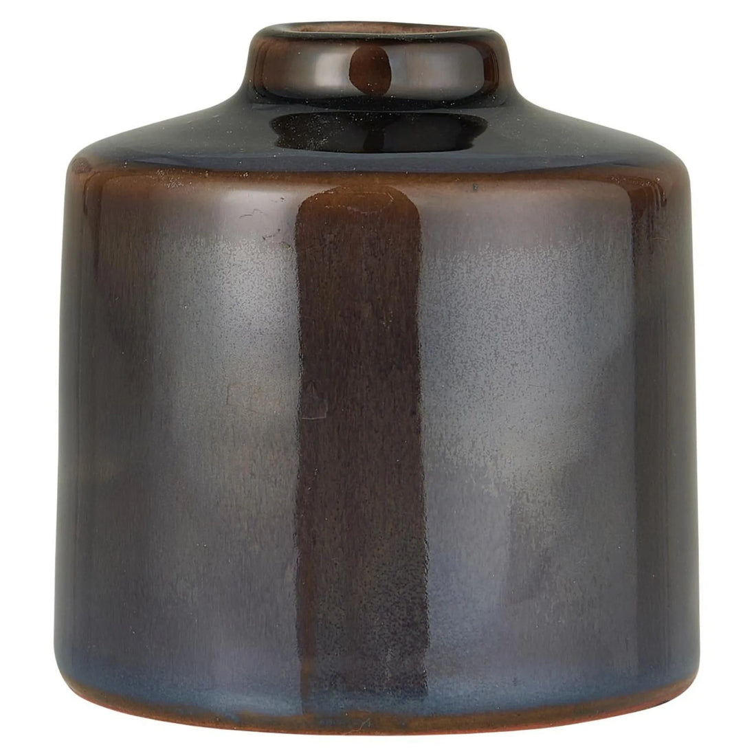 Ib Laursen Kerzenhalter Vase "Ragnhild" braun 8 cm