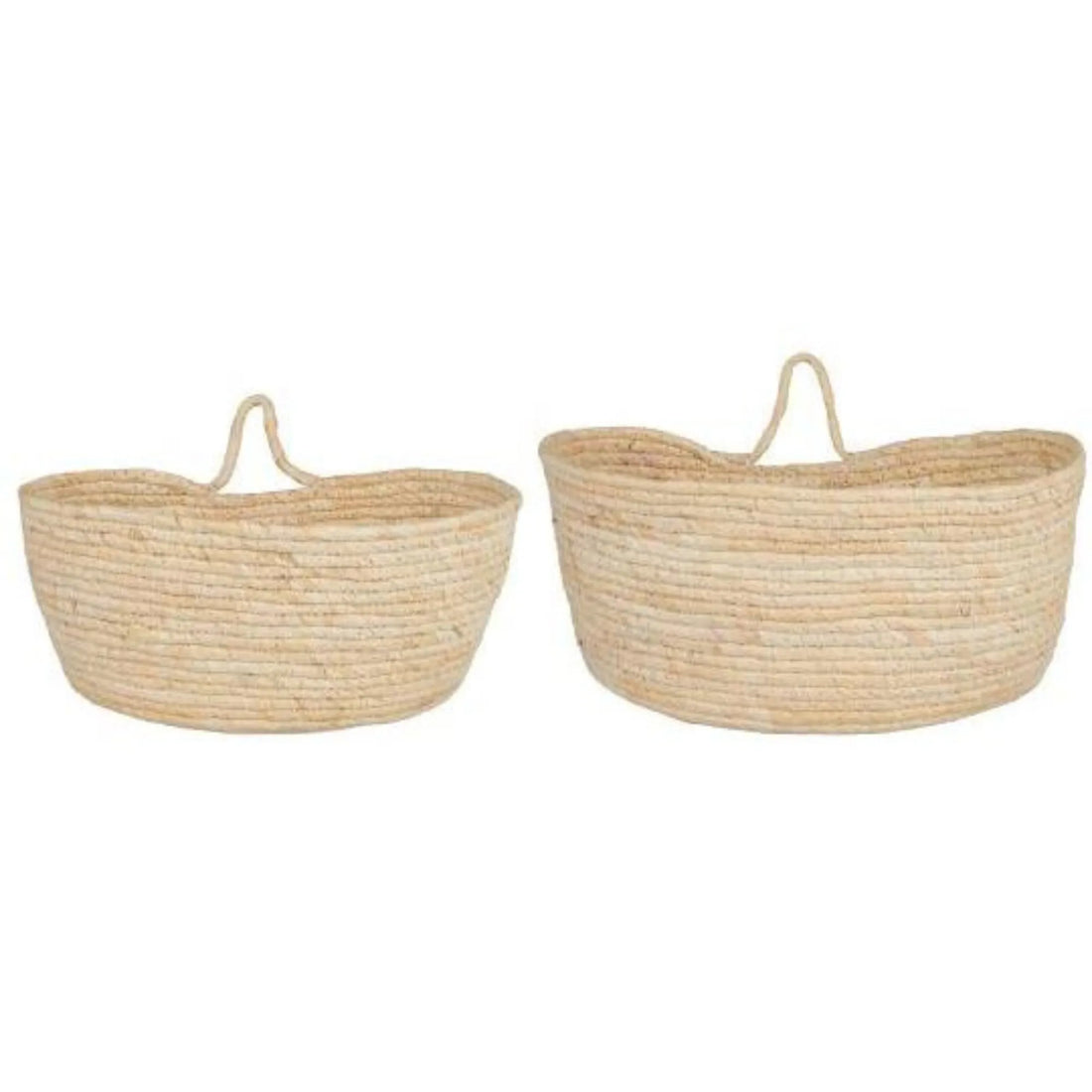 Ib Laursen 2 teiliges Set Wandkorb aus Maisfasern