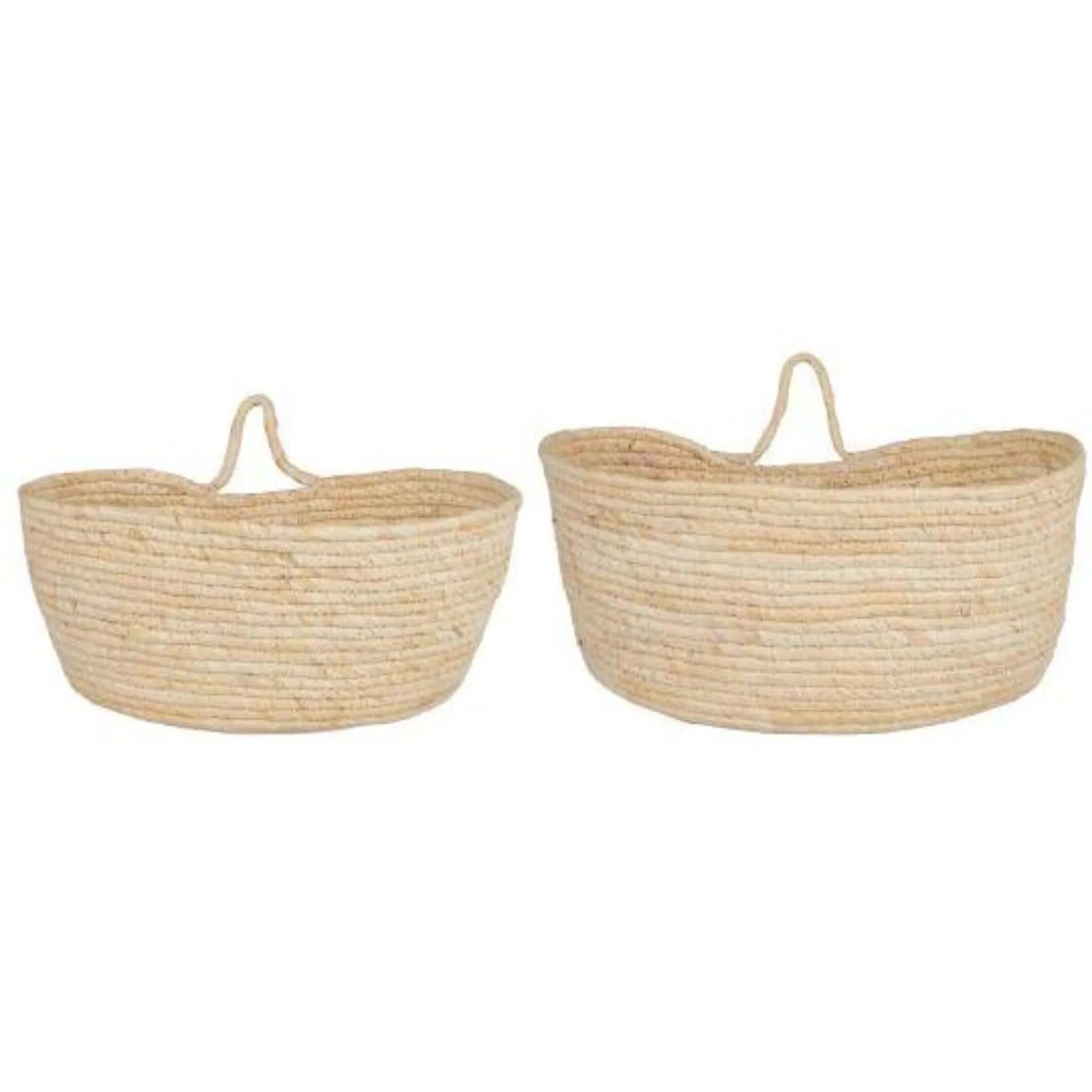 Ib Laursen 2 teiliges Set Wandkorb aus Maisfasern