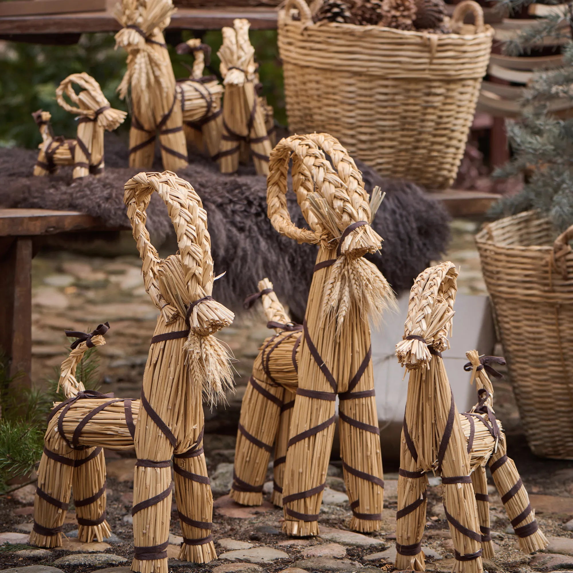 ib laursen weihnachtsziege julbock 44 cm braun anna und ole shop