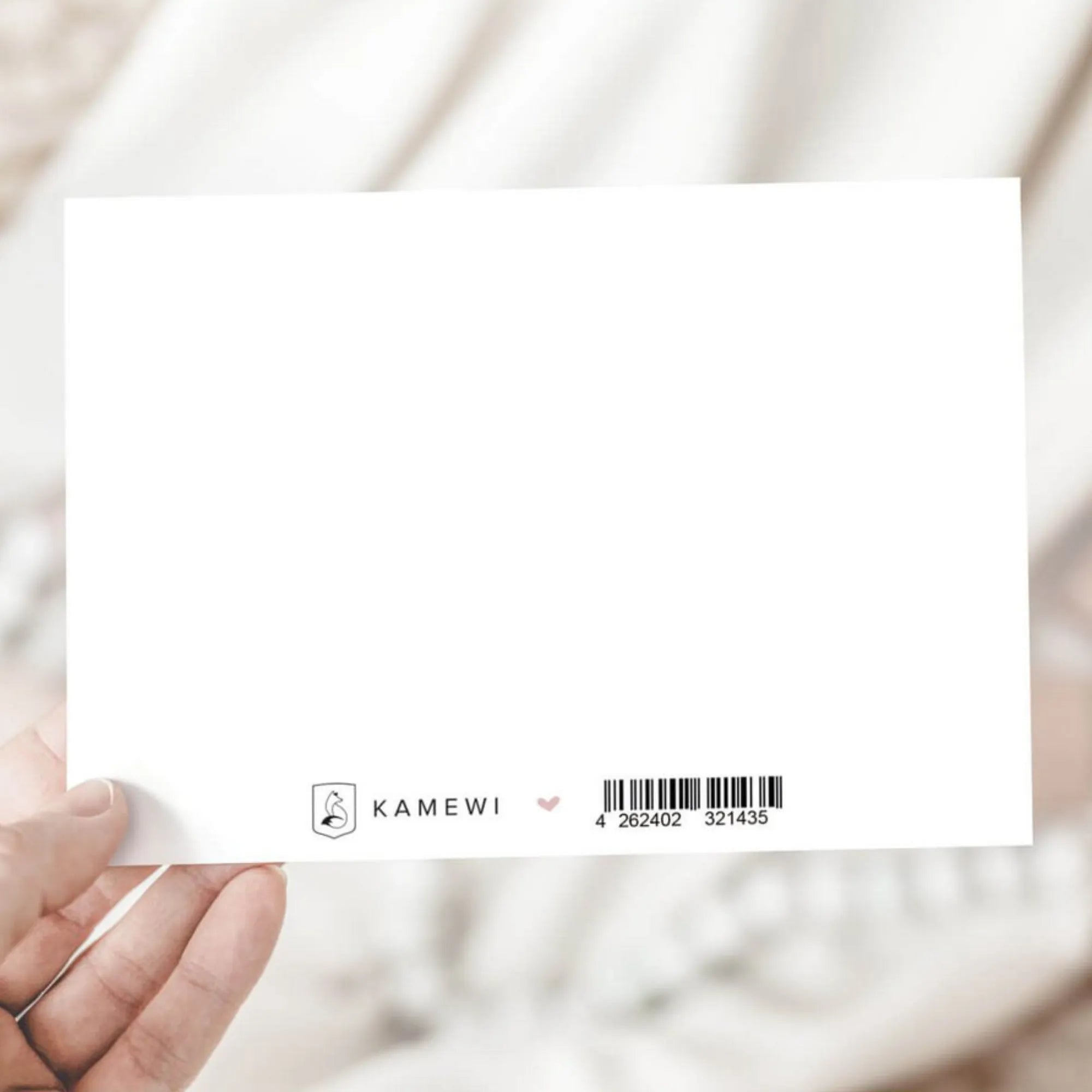 Kamewi Postkarte "Große Herzen"