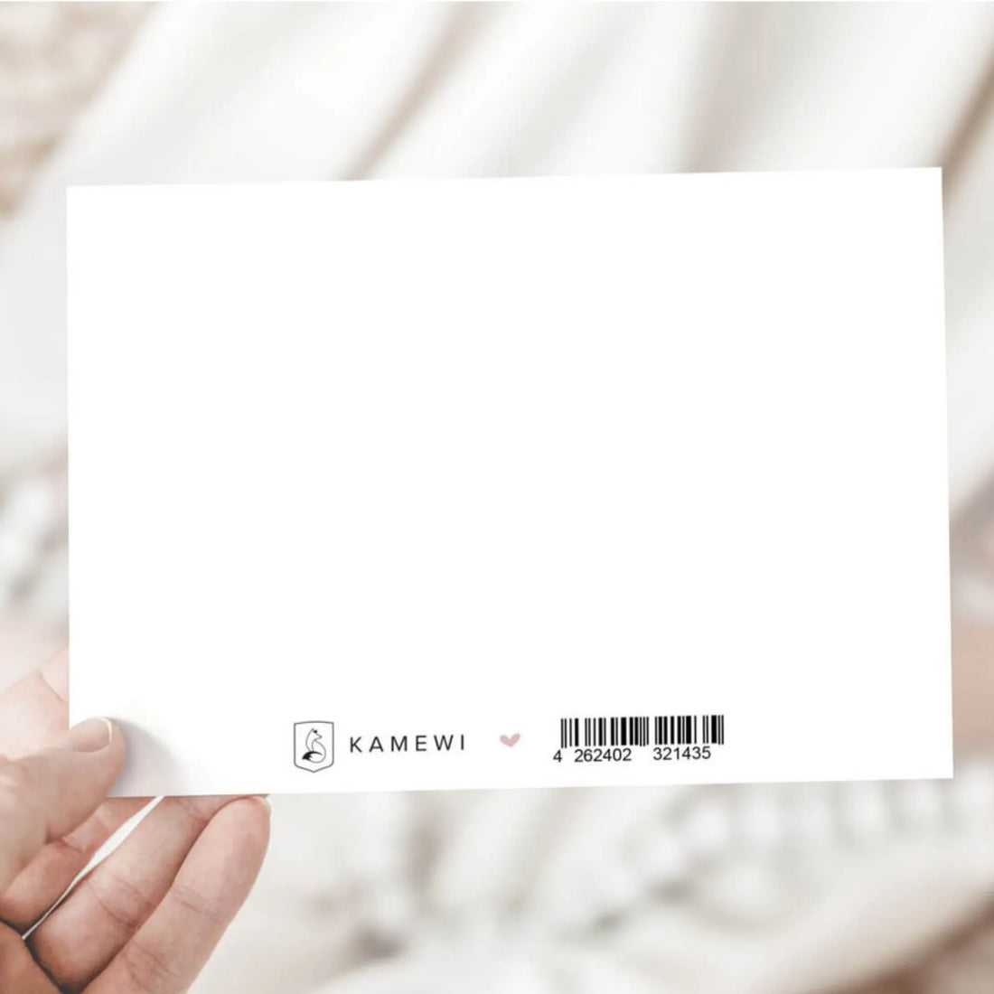 Kamewi Postkarte "Perfekt ins Herz"