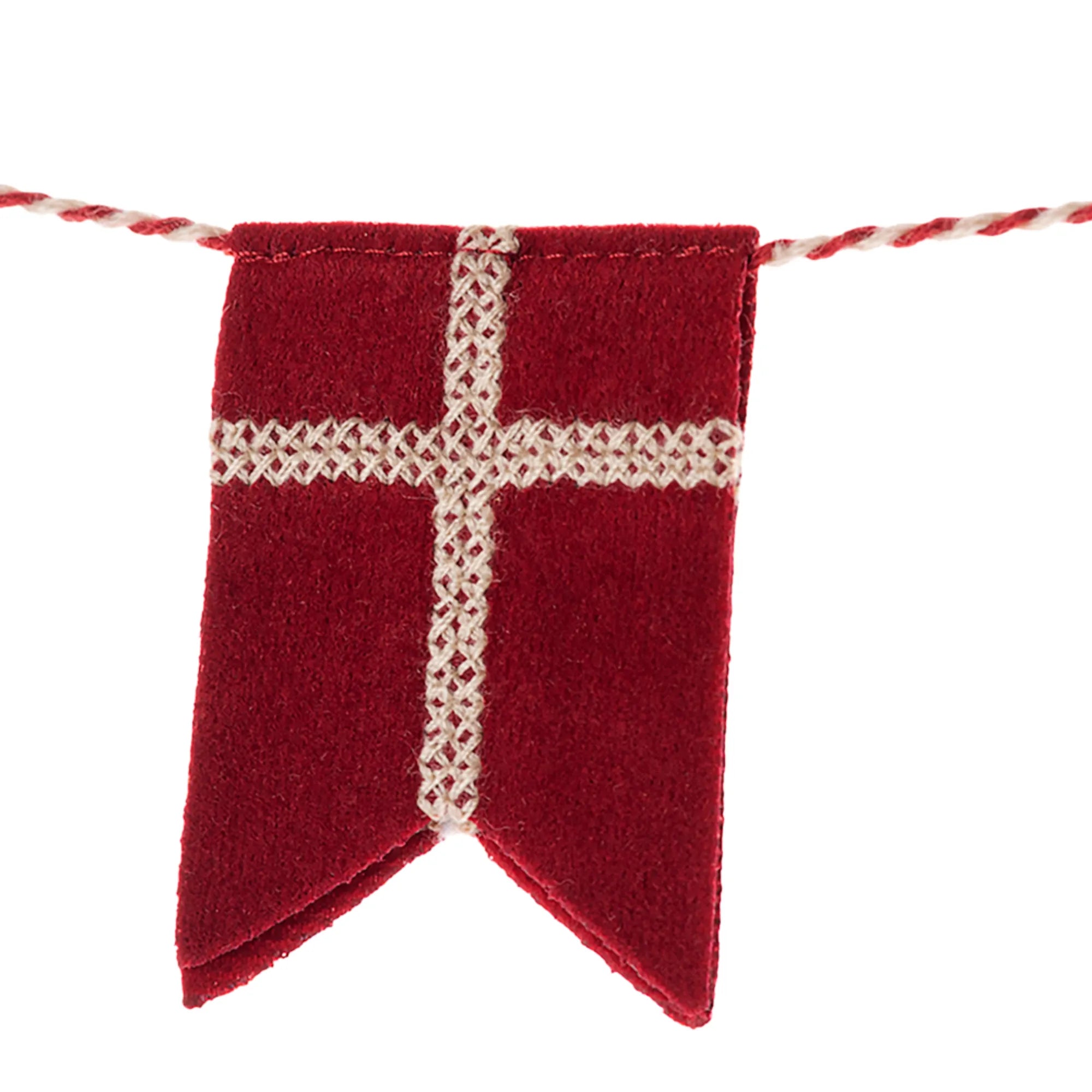 Maileg Dannebrog Fahnengirlande 170 cm aus Baumwolle