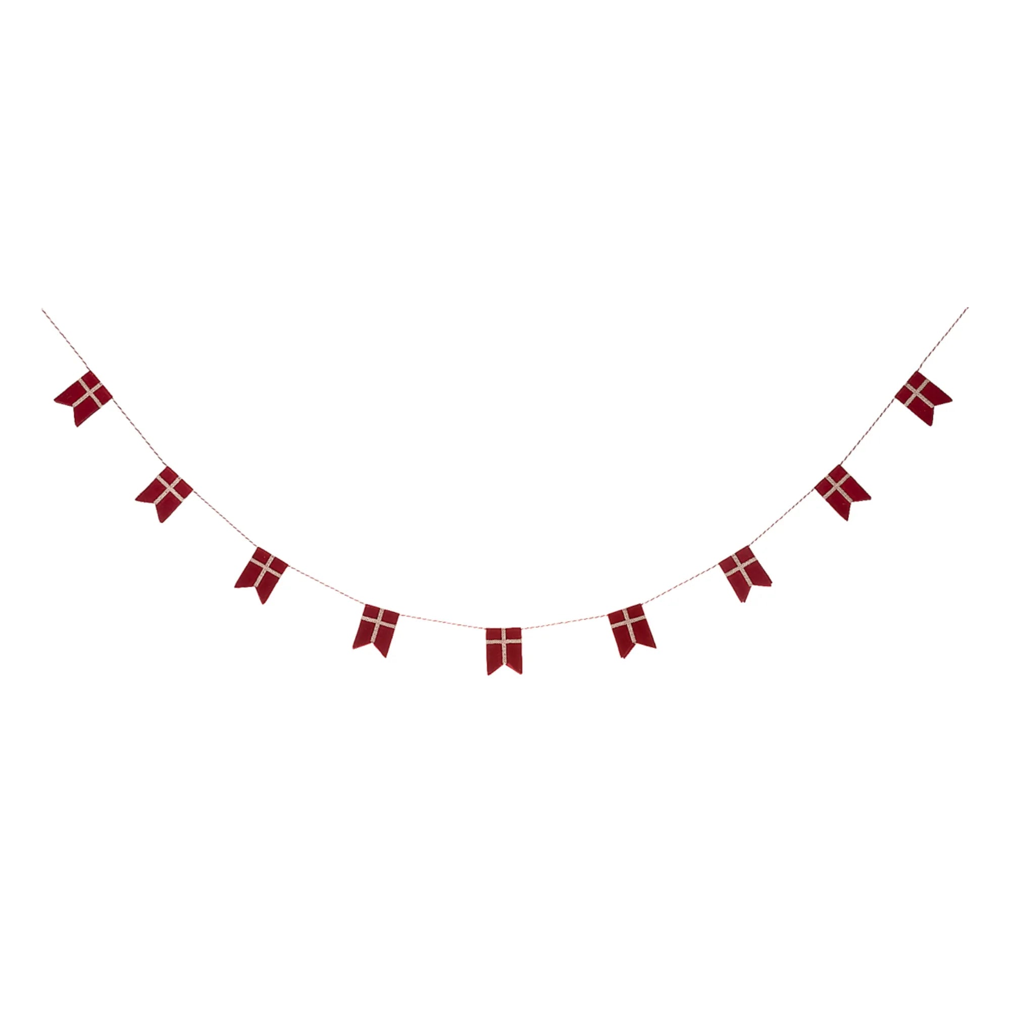 Maileg Dannebrog Fahnengirlande 170 cm aus Baumwolle