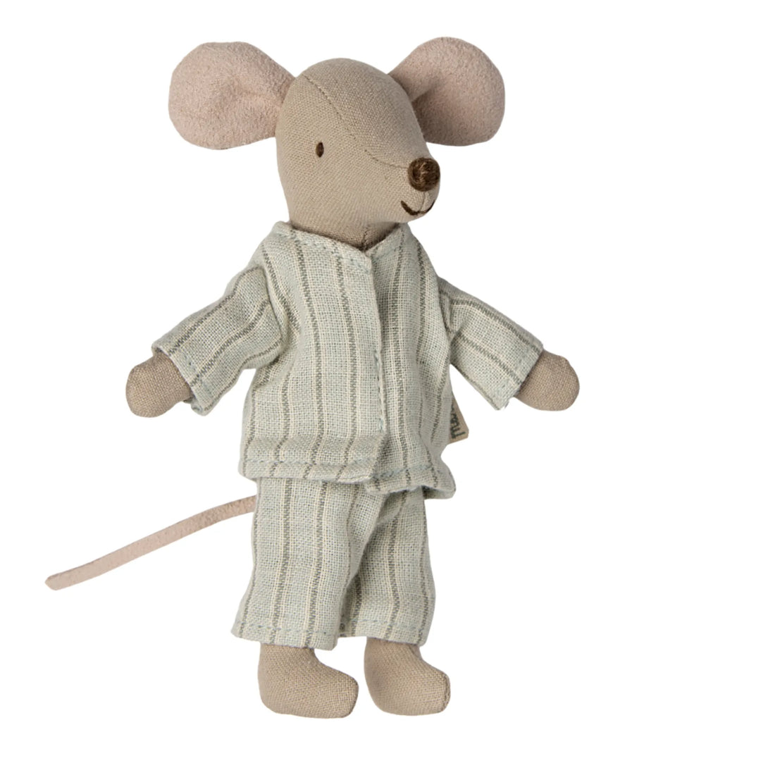 Maileg großer Bruder Maus grau in Streichholzschachtel