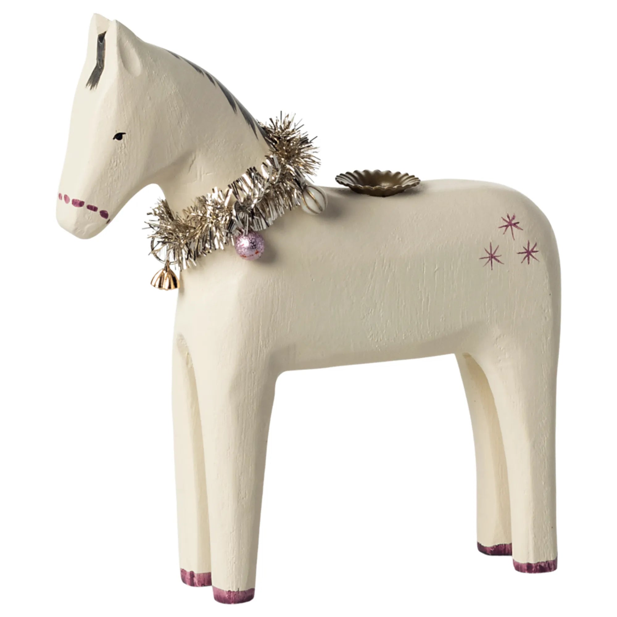 Maileg Weihnachten Kerzenhalter "Weißes Pferd" groß oder klein