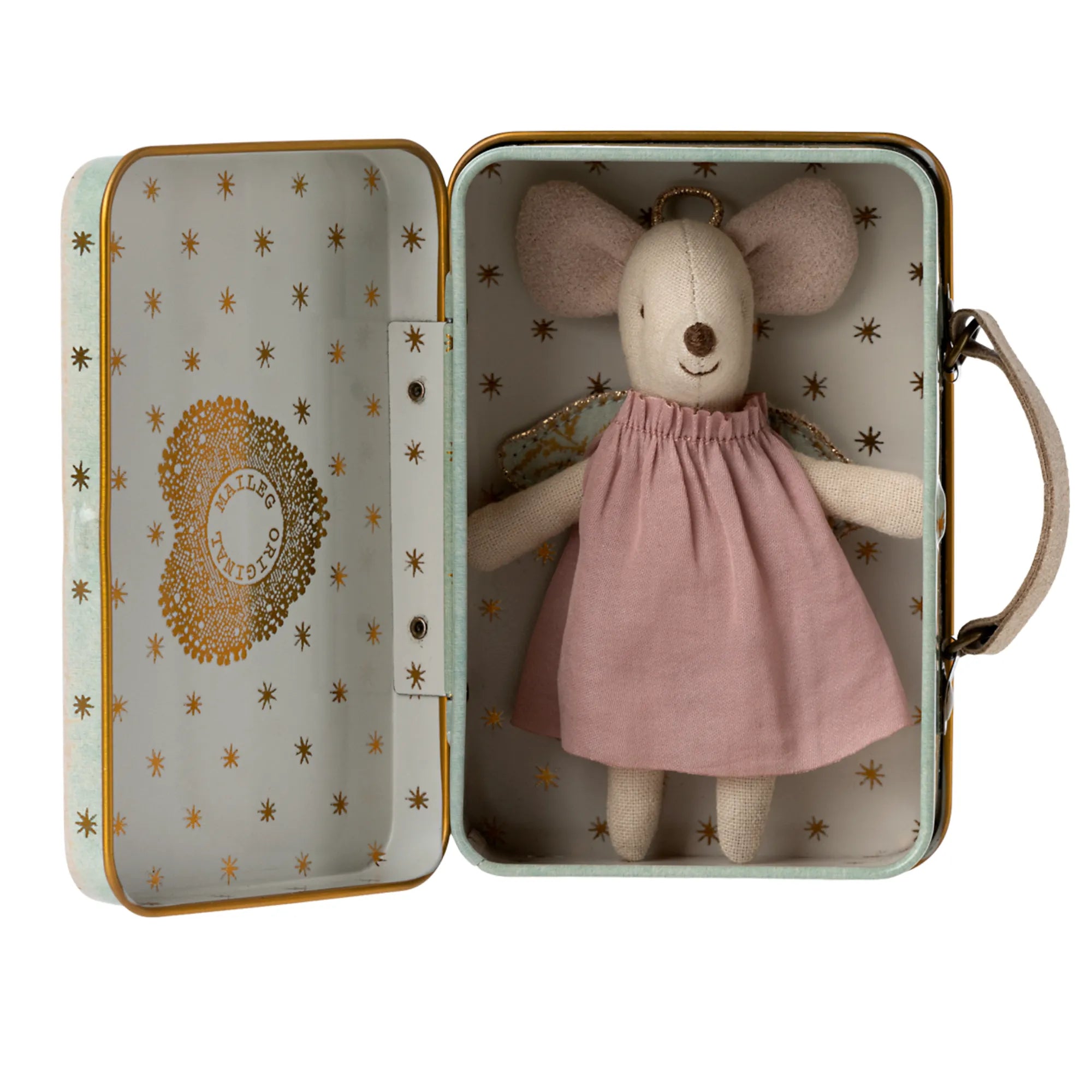 Maileg kleine Schwester Maus "Schutzengel" inkl. Koffer