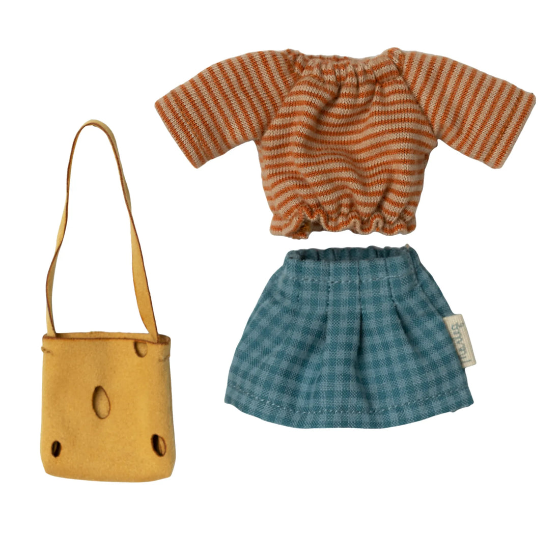 maileg mama maus outfit dreiteilig mit käsetasche anna und ole shop