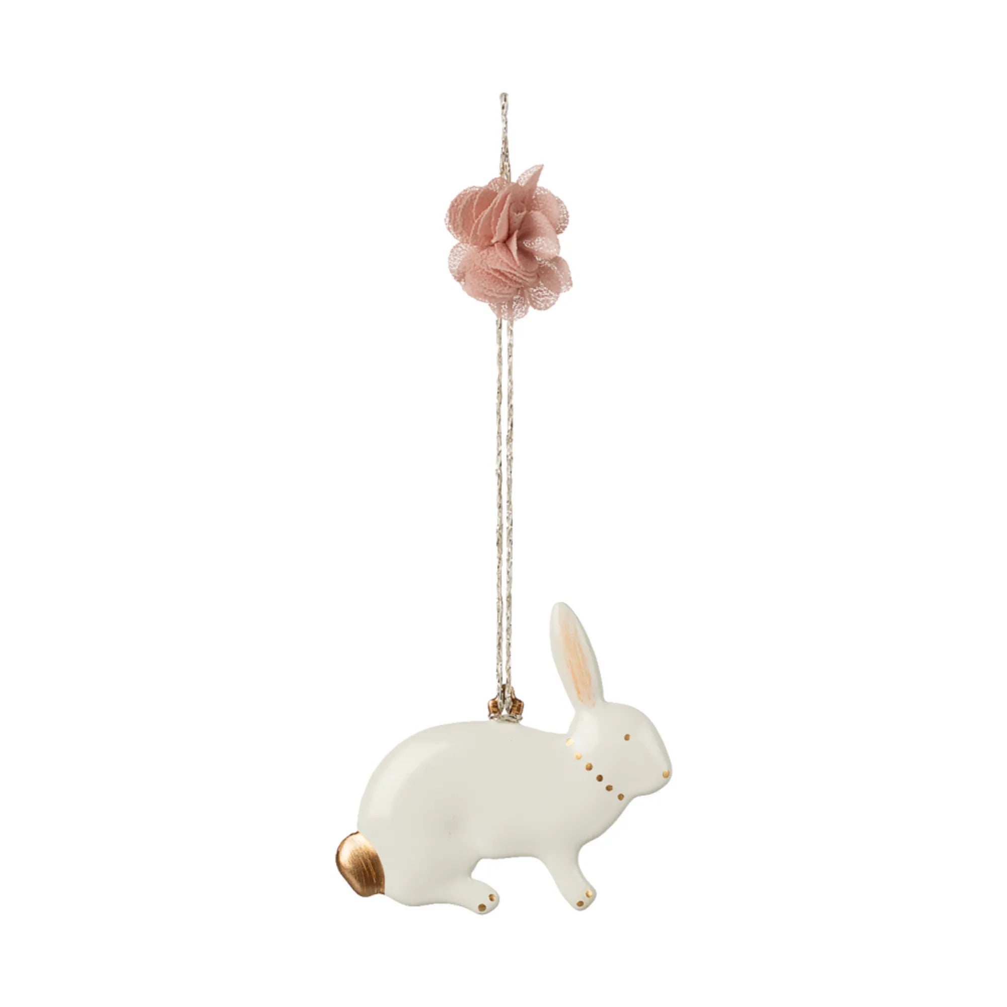 maileg metall osterhase sitzend ornament weiß anna und ole shop