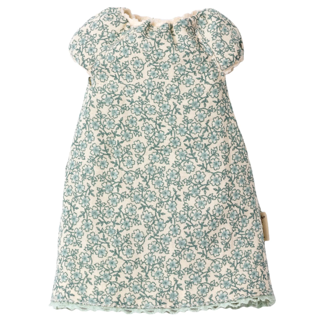 Maileg Kleid Nachthemd Outfit für Teddy Mama blaue Blumen