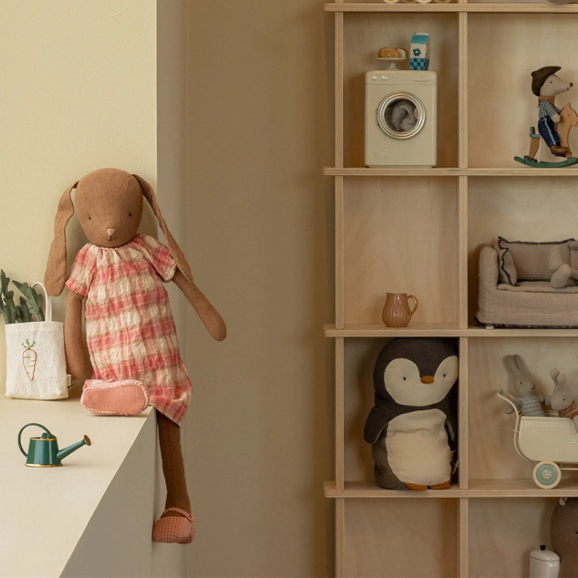 maileg ostern hase mädchen größe 3 schokobraun mit rosa kleid anna und ole shop