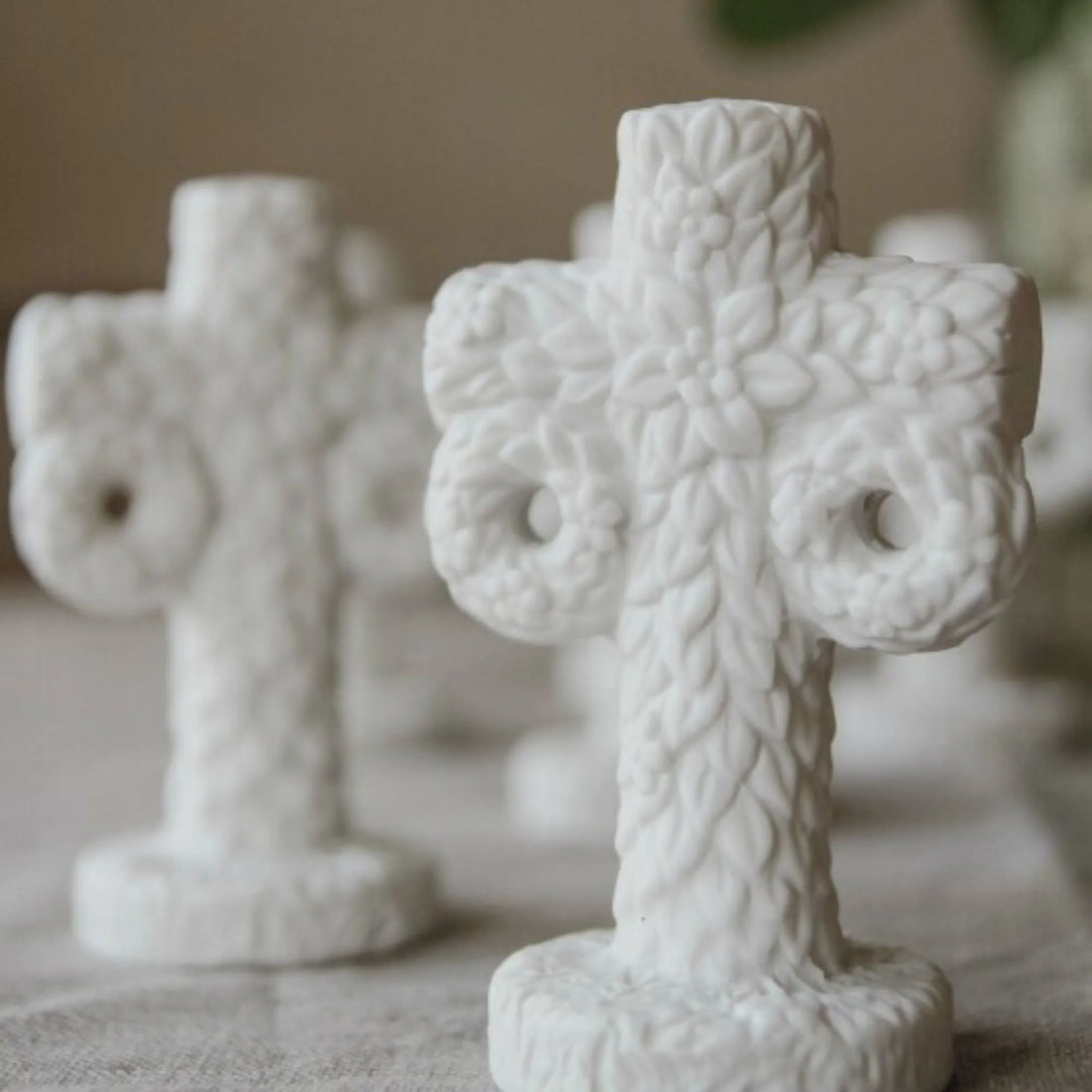 Majas Cottage Maibaum "Midsommarstång" weiß 10 cm