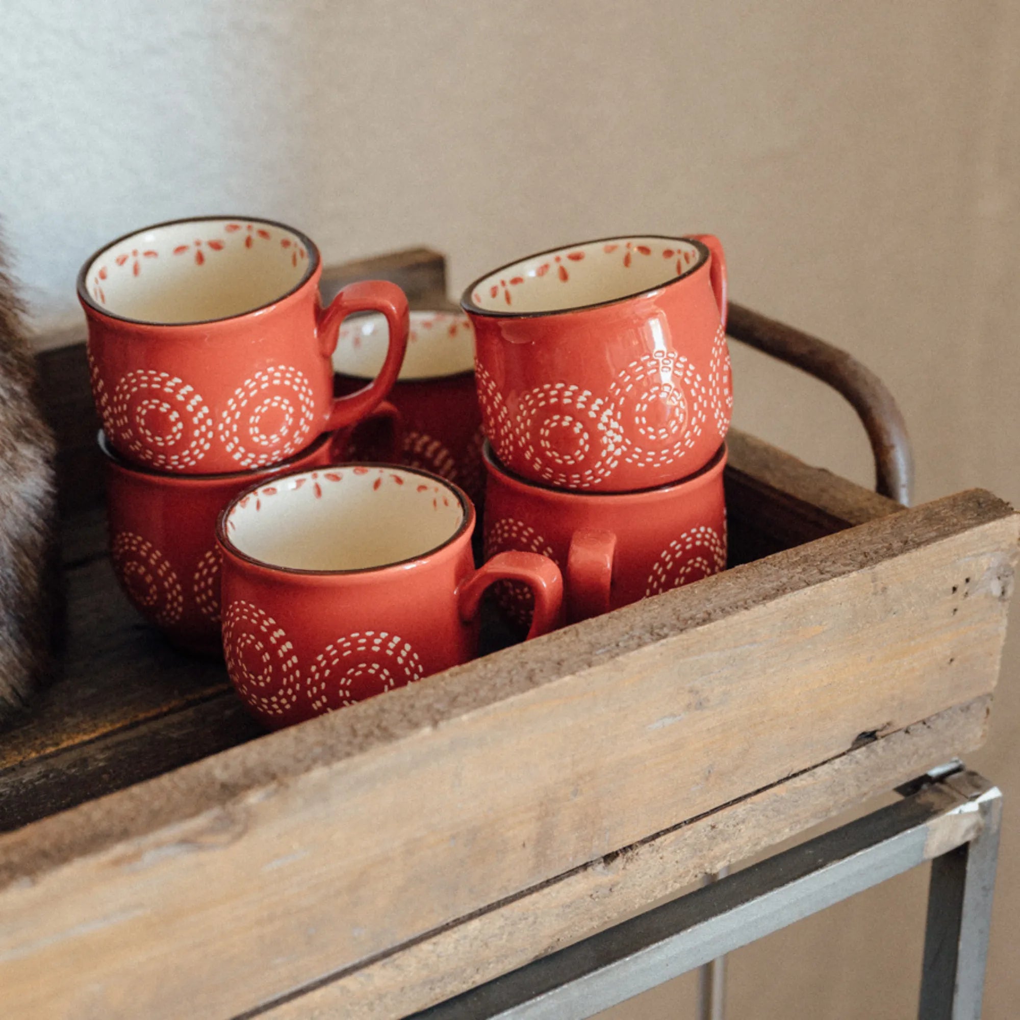 miljögarden kleine Tasse merry rot weiß anna und ole shop
