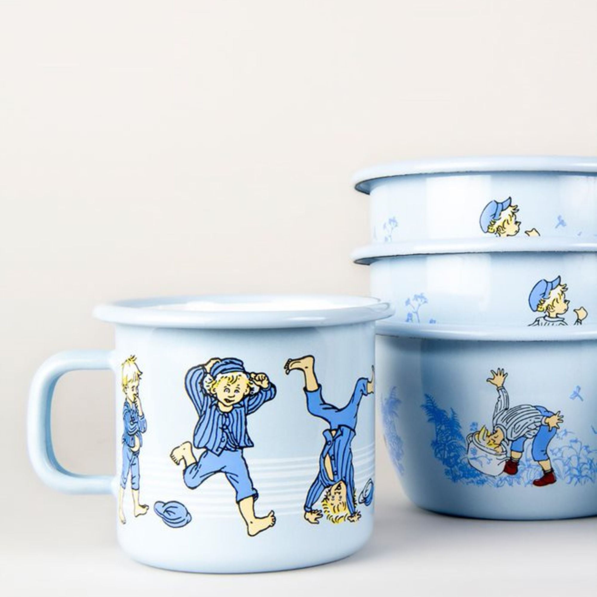 Muurla Tasse Emaille "Michel aus Lönneberga" 250 ml