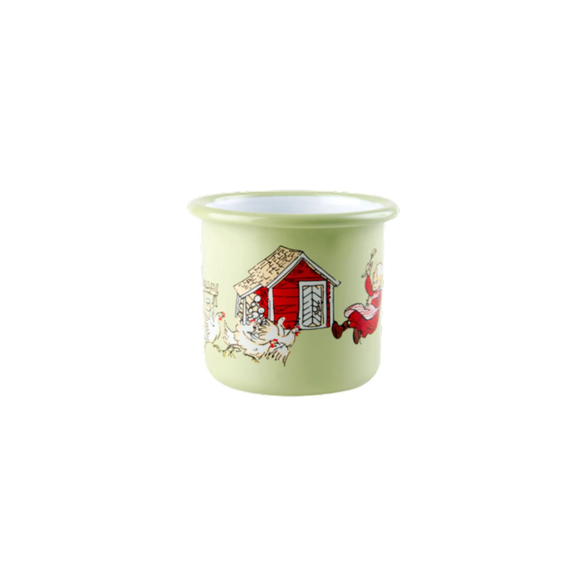 Muurla Tasse Emaille "Michel und Ida" 250 ml