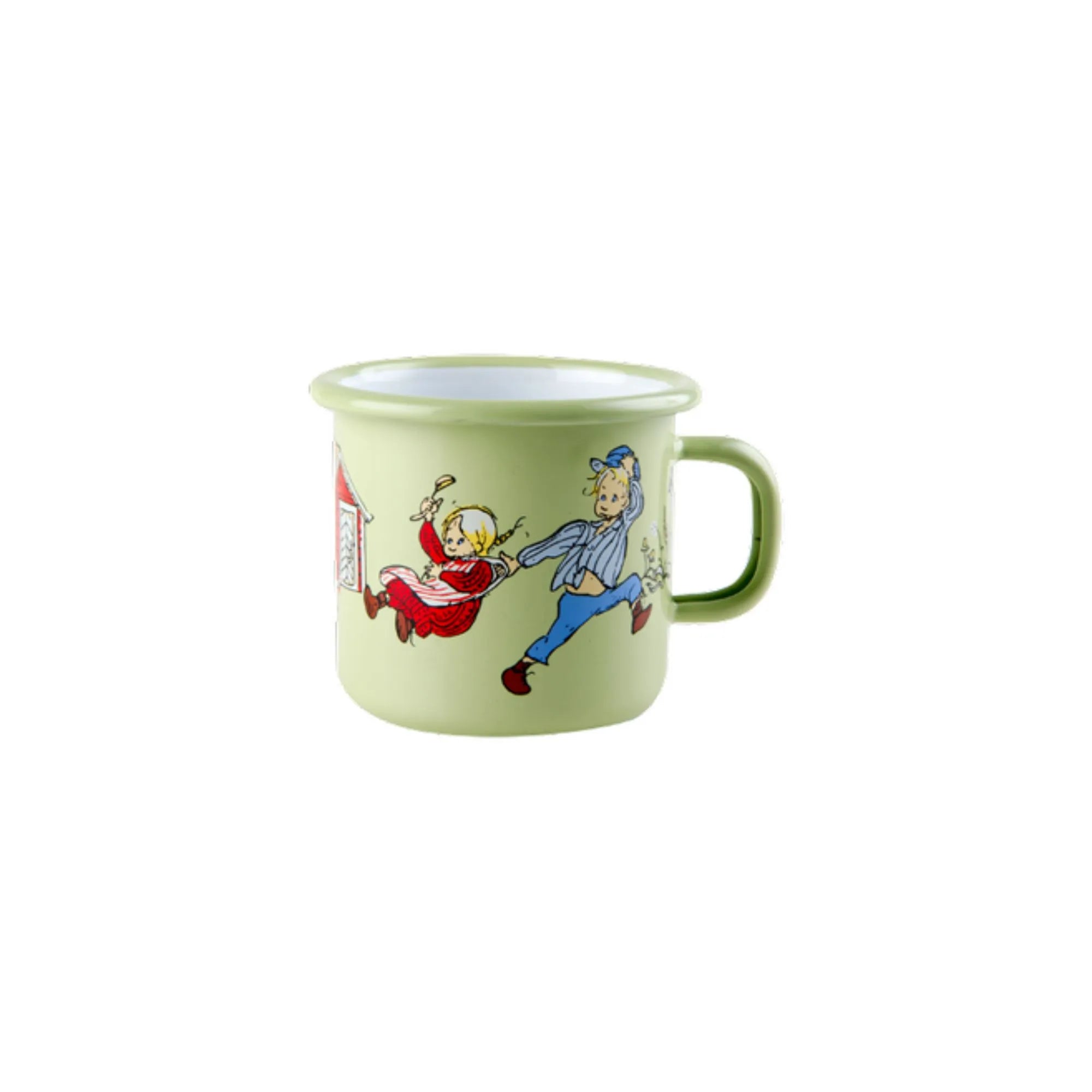 Muurla Tasse Emaille "Michel und Ida" 250 ml