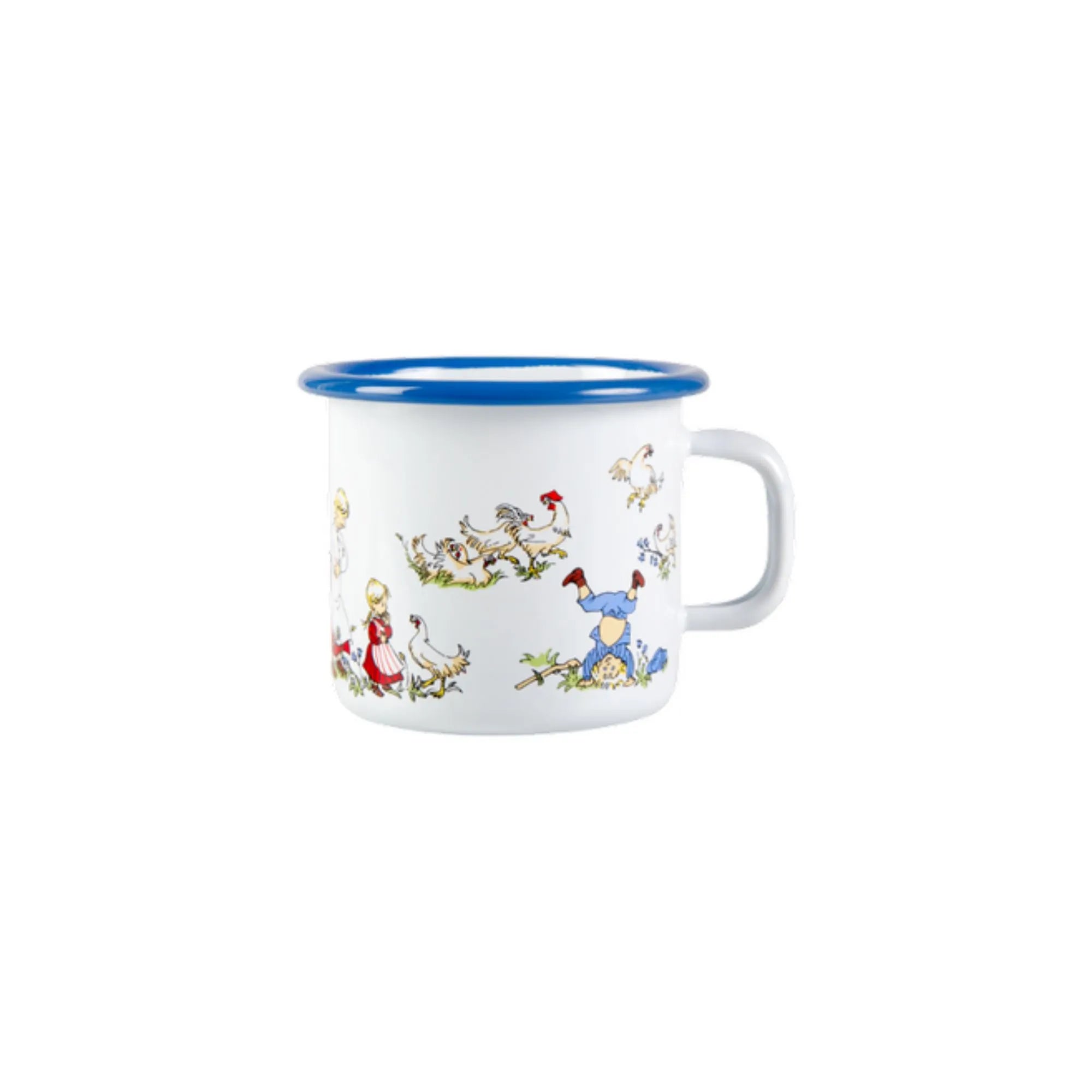 Muurla Tasse Emaille "Michel und seine Familie" 250 ml