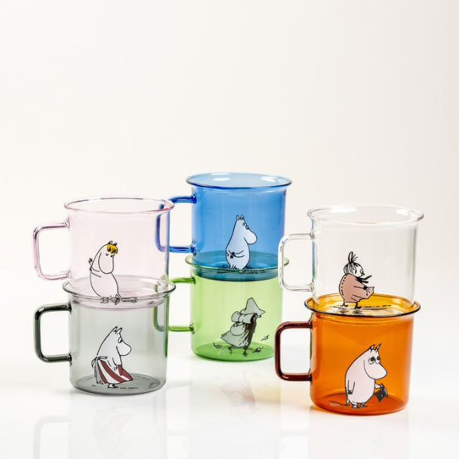 Muurla Mumin Glasbecher "Little My" 350 ml