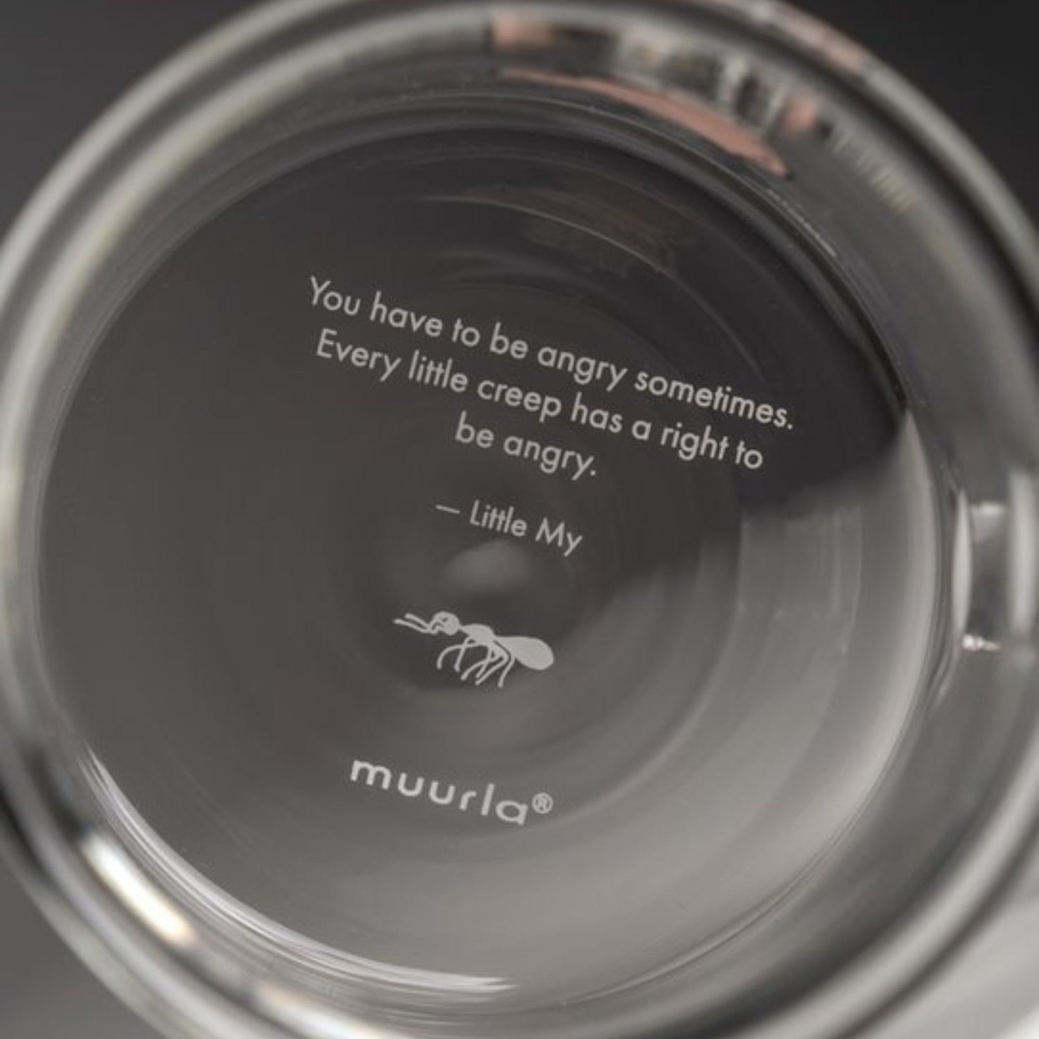Muurla Mumin Glasbecher "Little My" 350 ml