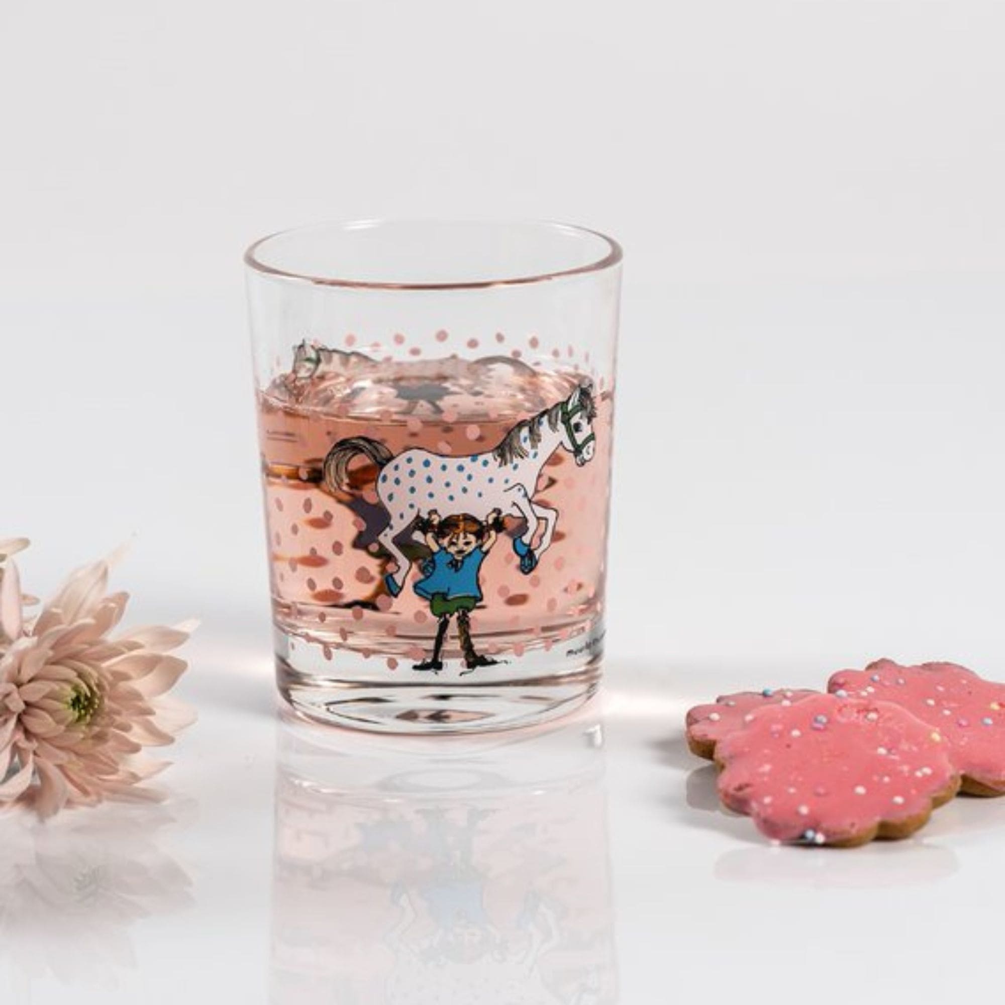 Muurla Trinkglas "Pippi Langstrumpf und ihr Pferd" 0,2 L