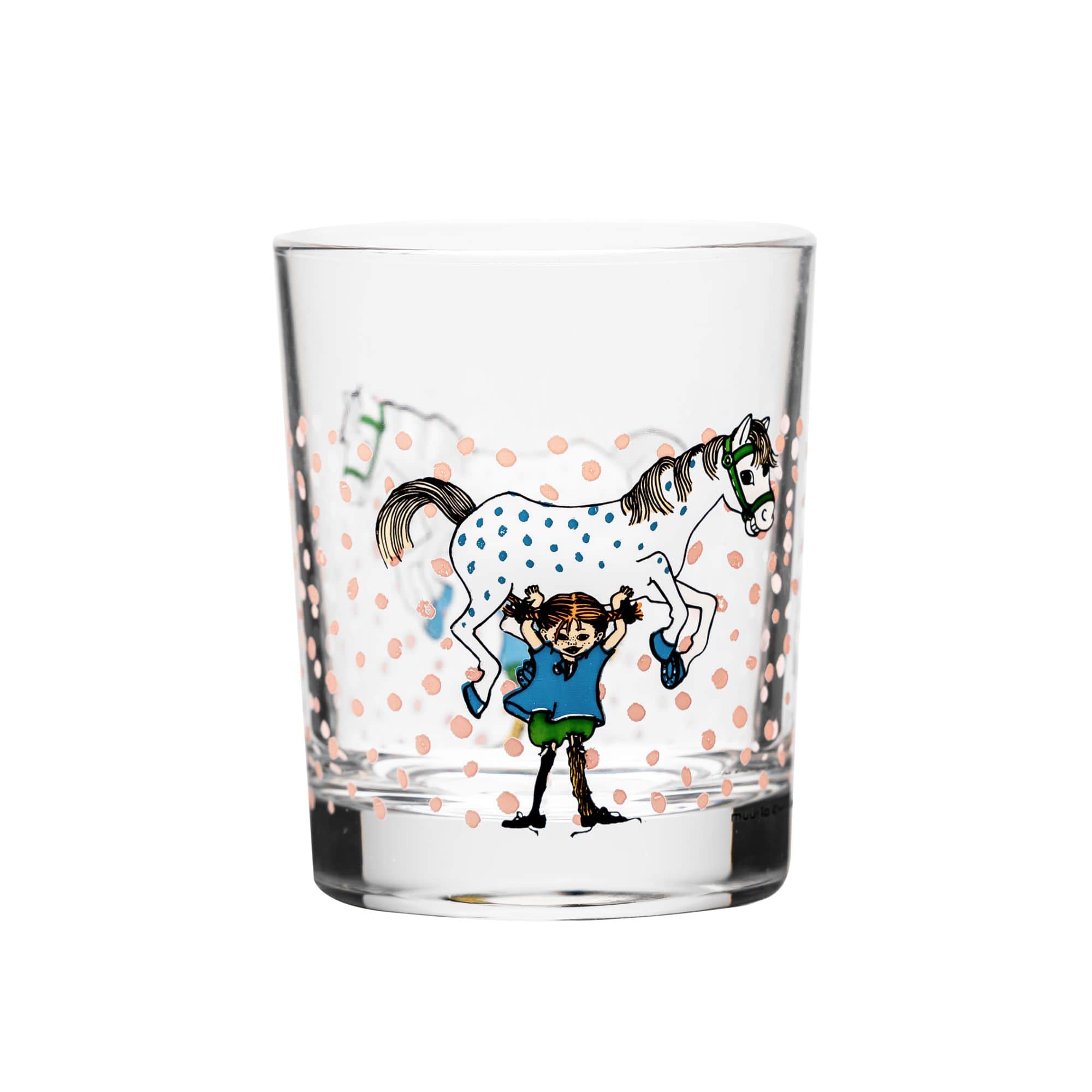Muurla Trinkglas "Pippi Langstrumpf und ihr Pferd" 0,2 L
