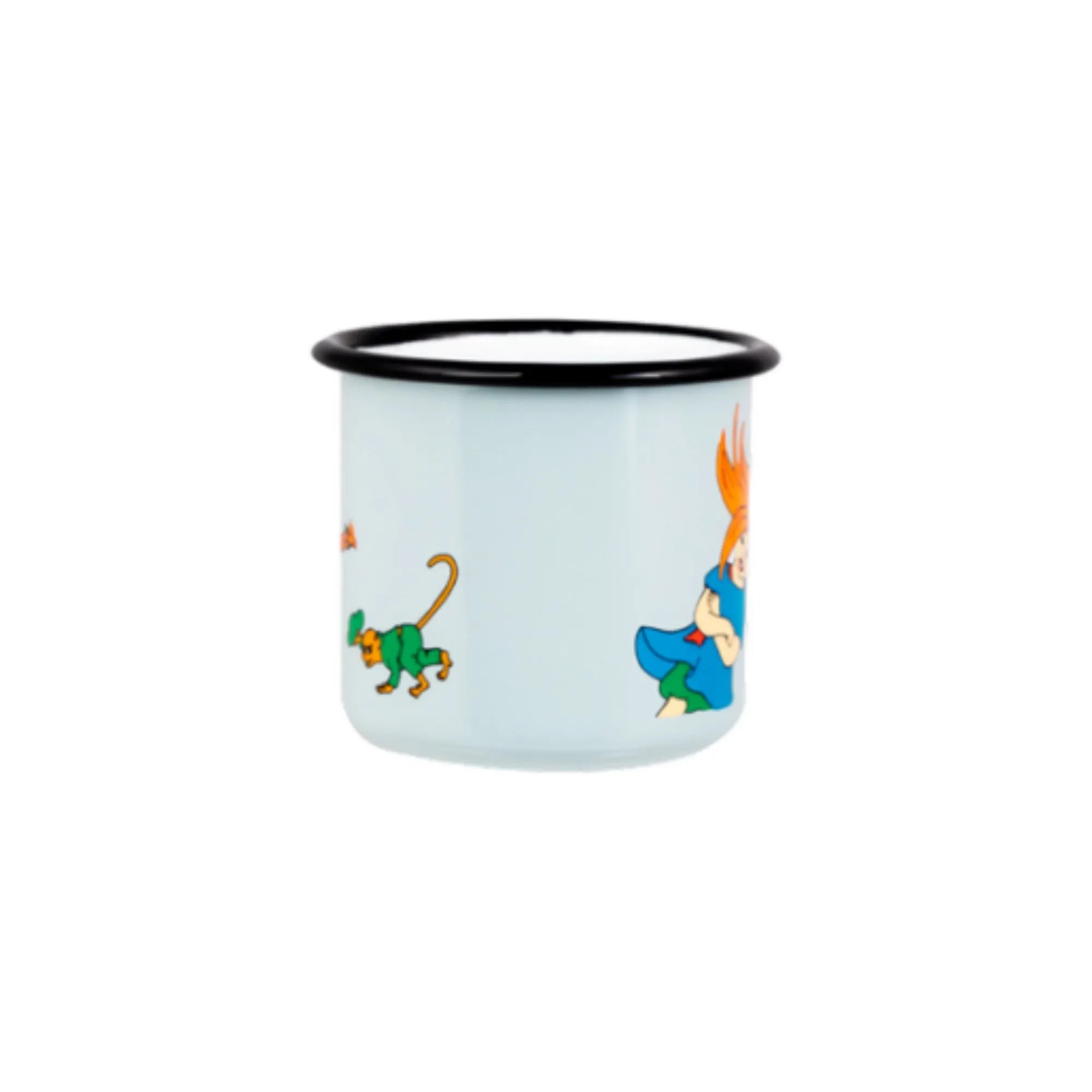 Muurla Tasse Emaille "Pippi Langstrumpf - das stärkste Mädchen der Welt" 370 ml