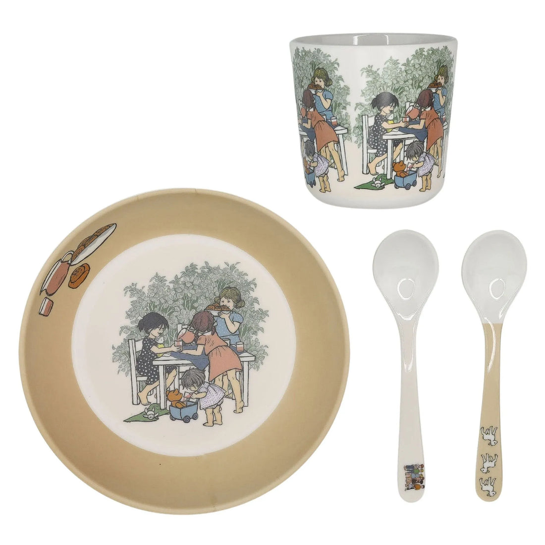 Rätt Start "Wir Kinder aus Bullerbü" Geschirrset 4-teilig