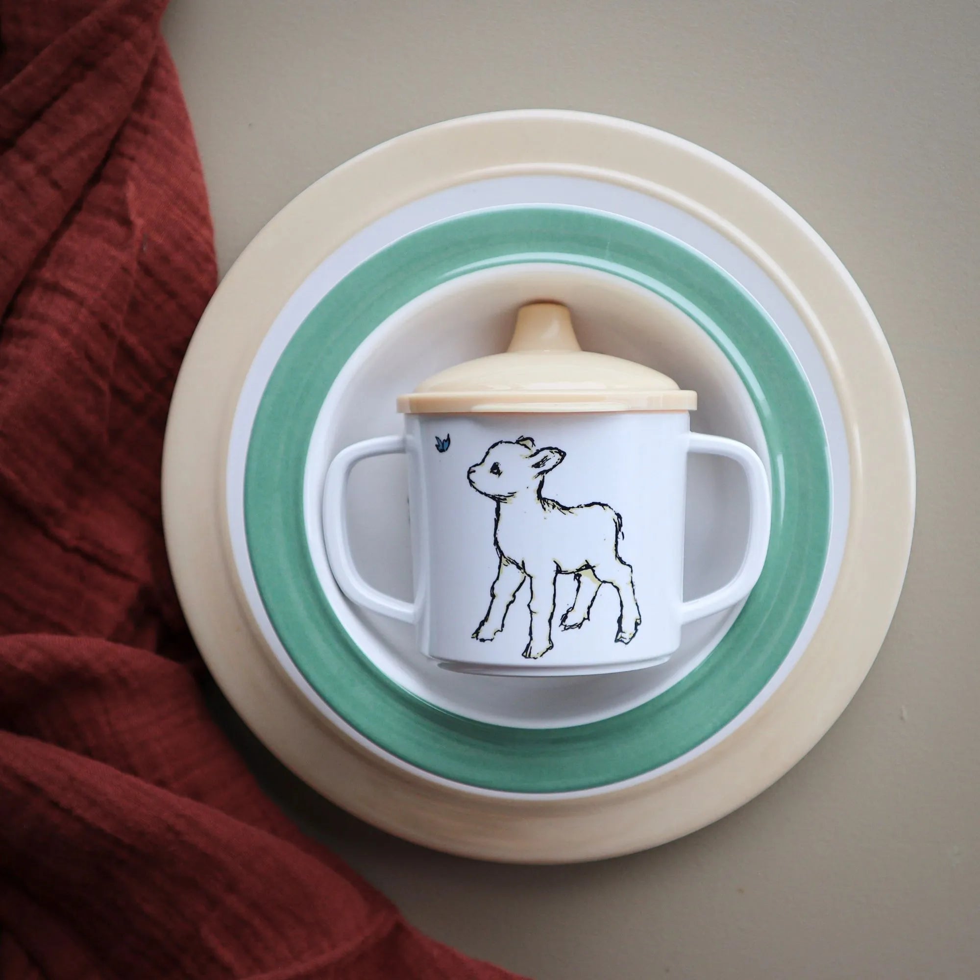 Rätt Start "Wir Kinder aus Bullerbü" Geschirr Geschenkset 3-teilig