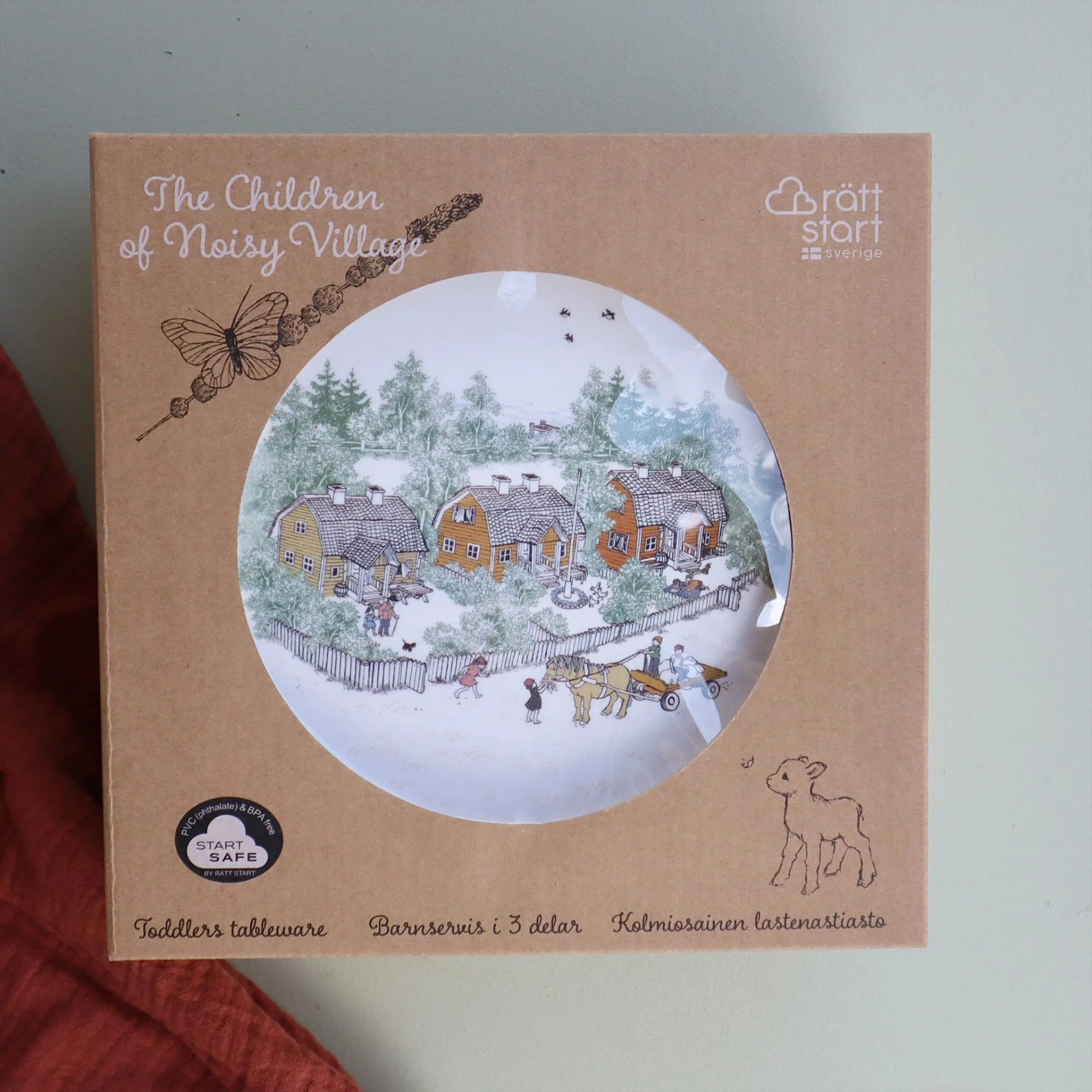 Rätt Start "Wir Kinder aus Bullerbü" Geschirr Geschenkset 3-teilig