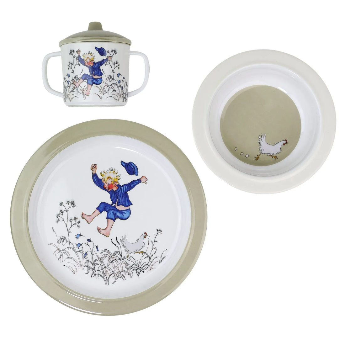 Rätt Start "Michel aus Lönneberga " Geschirr Geschenkset 3-teilig