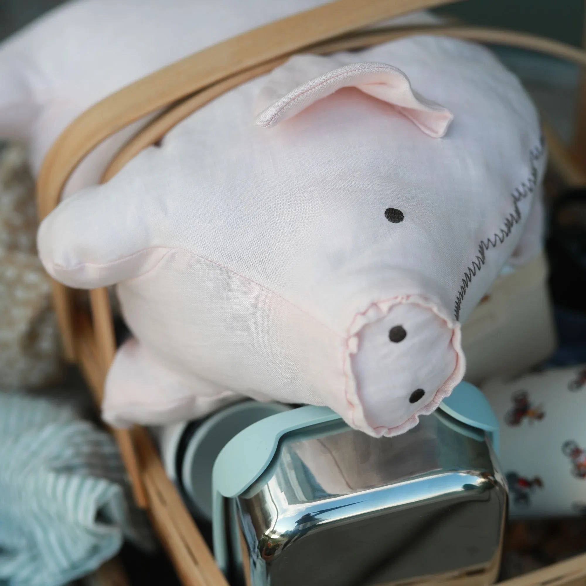 Rätt Start "Lotta aus der Krachmacherstraße" Kuscheltier Schwein "Teddy"