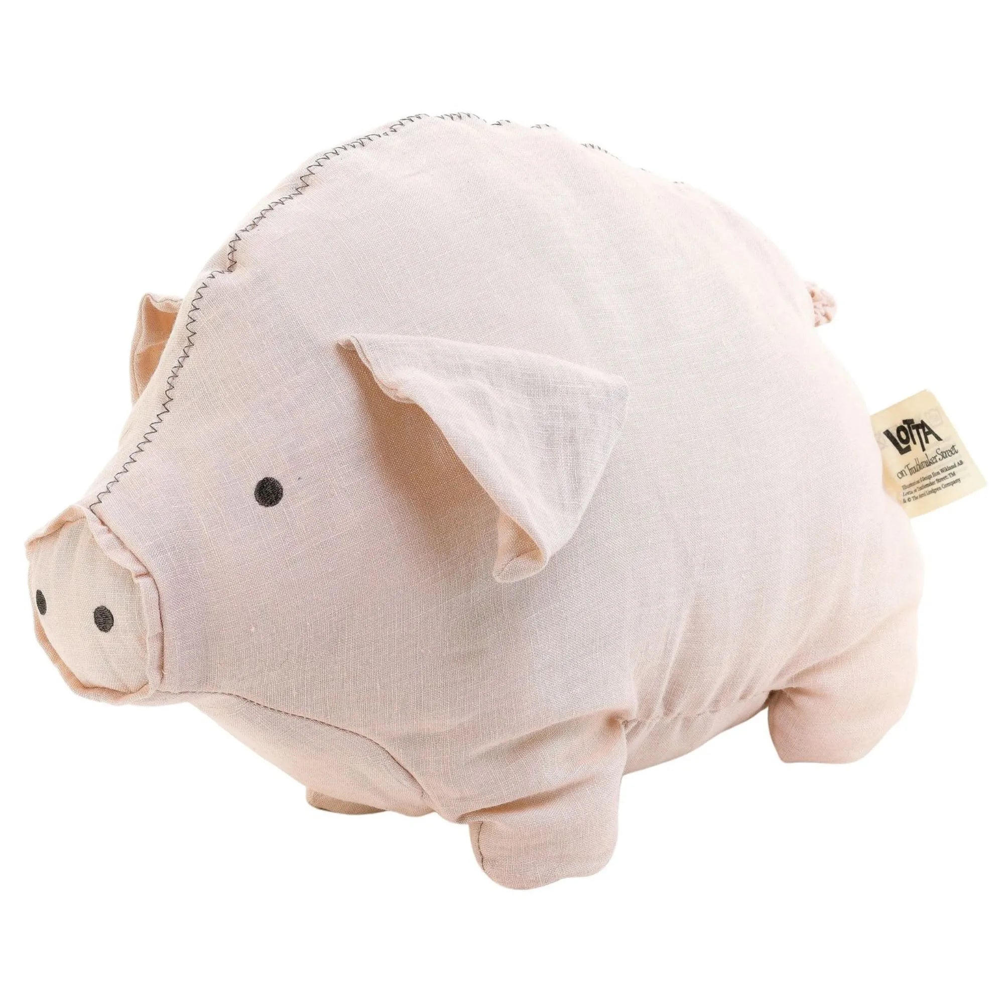 Rätt Start "Lotta aus der Krachmacherstraße" Kuscheltier Schwein "Teddy"