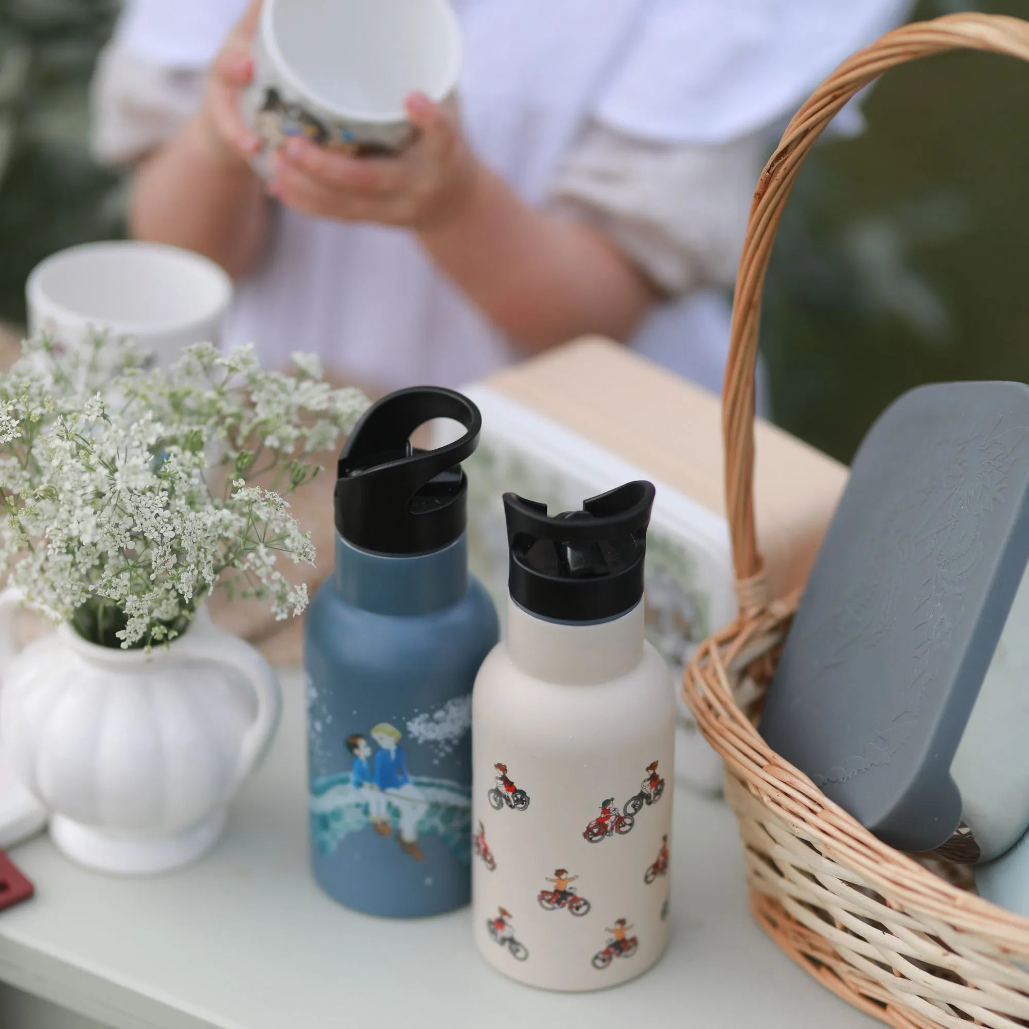Rätt Start "Lotta aus der Krachmacherstraße" Trinkflasche aus Stahl mit Thermofunktion