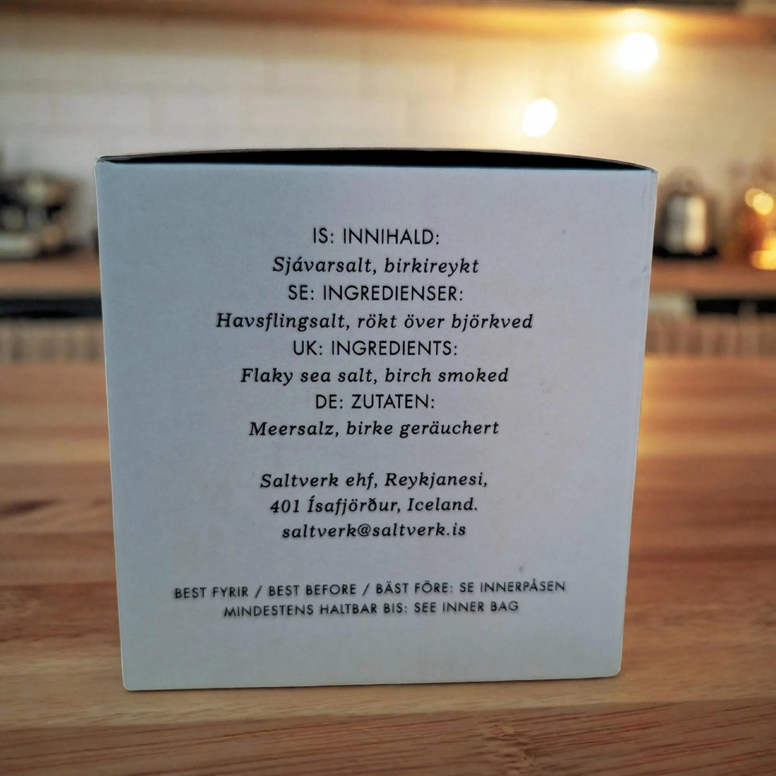 Saltverk Rauchsalz Birke aus Island 125 g