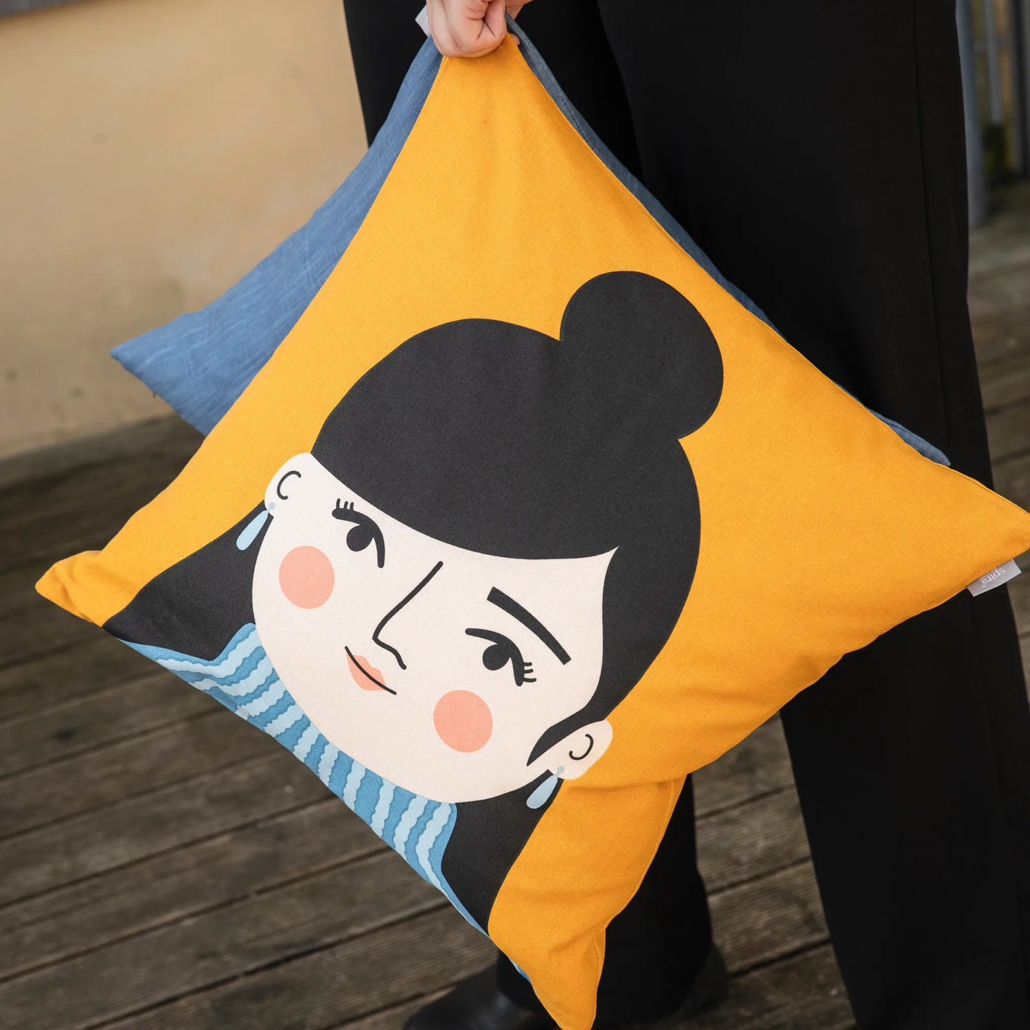 Spira of Sweden Kompis Kissenhülle "Jasmine"