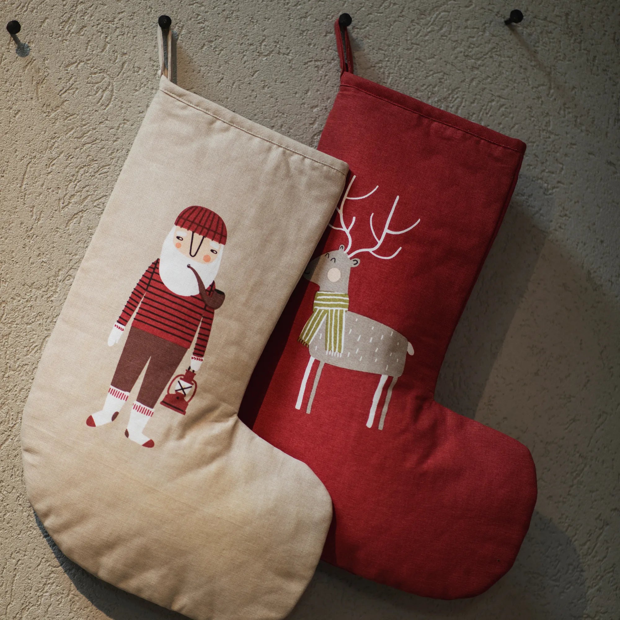 Spira of Sweden Kompis Weihnachtsstrumpf "Jul Ebbot" Weihnachten 45 cm