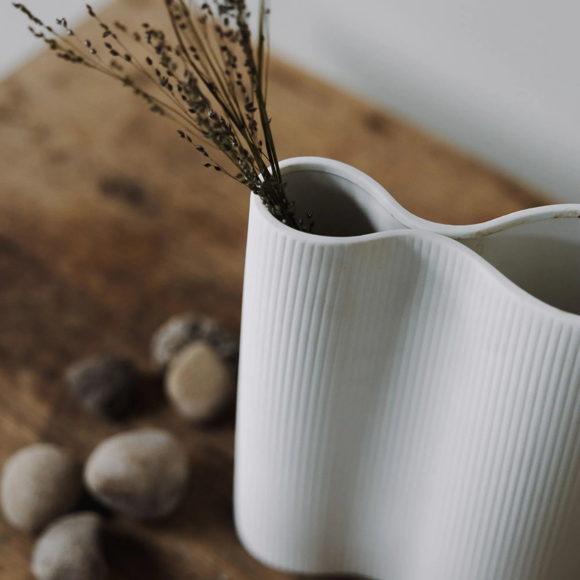 Storefactory Vase "Bunn" weiß 24 cm