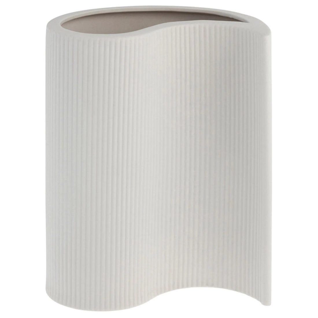 Storefactory Vase "Edshult" weiß 23 cm