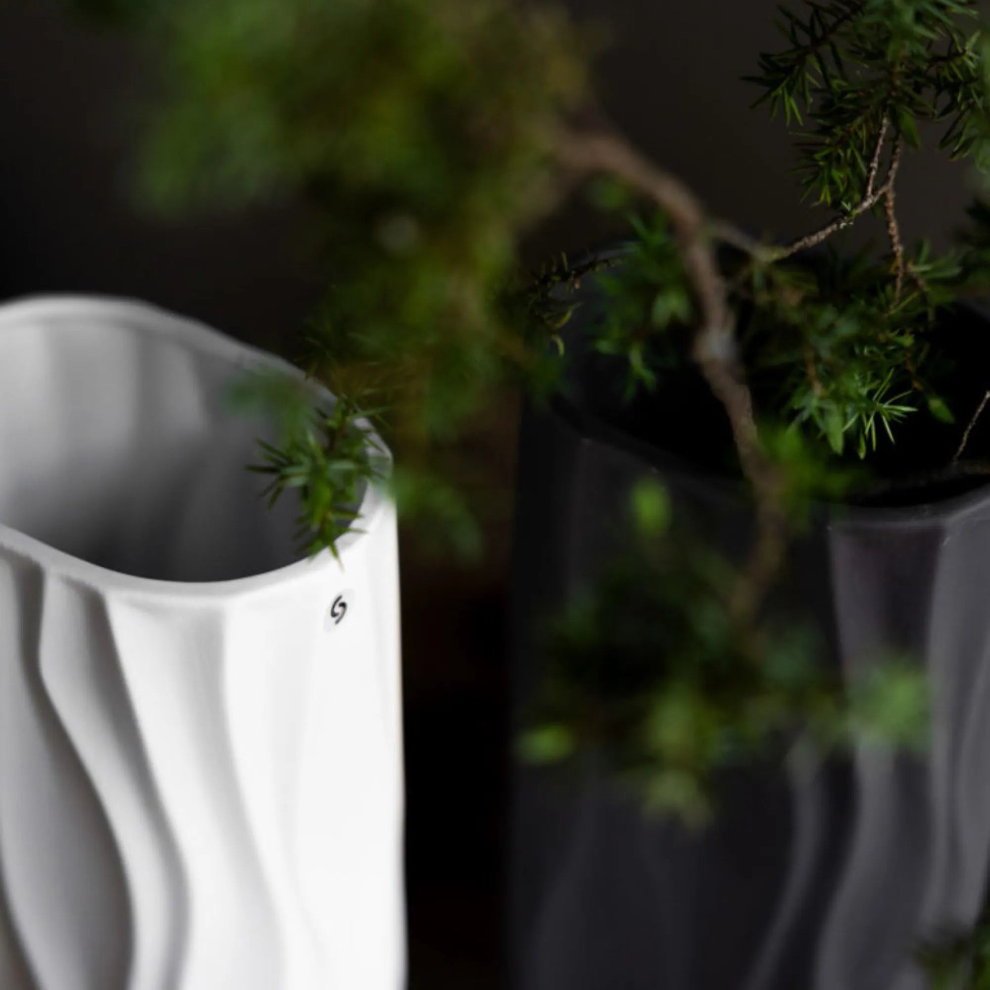 Storefactory Vase "Enviken" weiß 24 cm