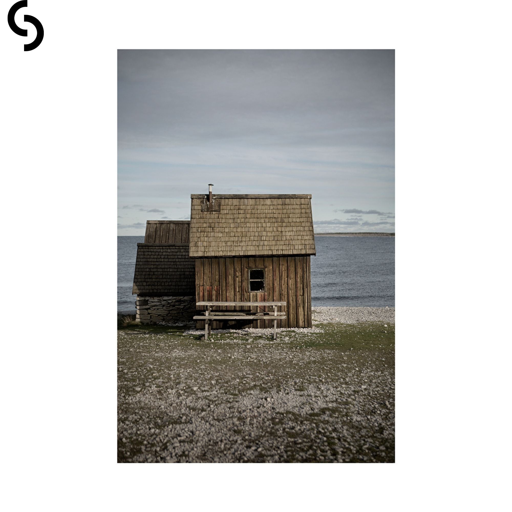 Storefactory "Braune Hütte" Bild Poster 50 x 70 cm