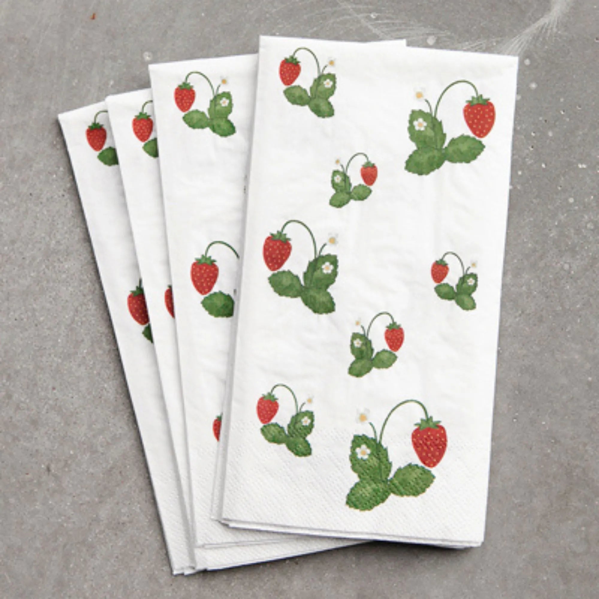 Storefactory Servietten "Jordgubbe" Erdbeere 16 Stück
