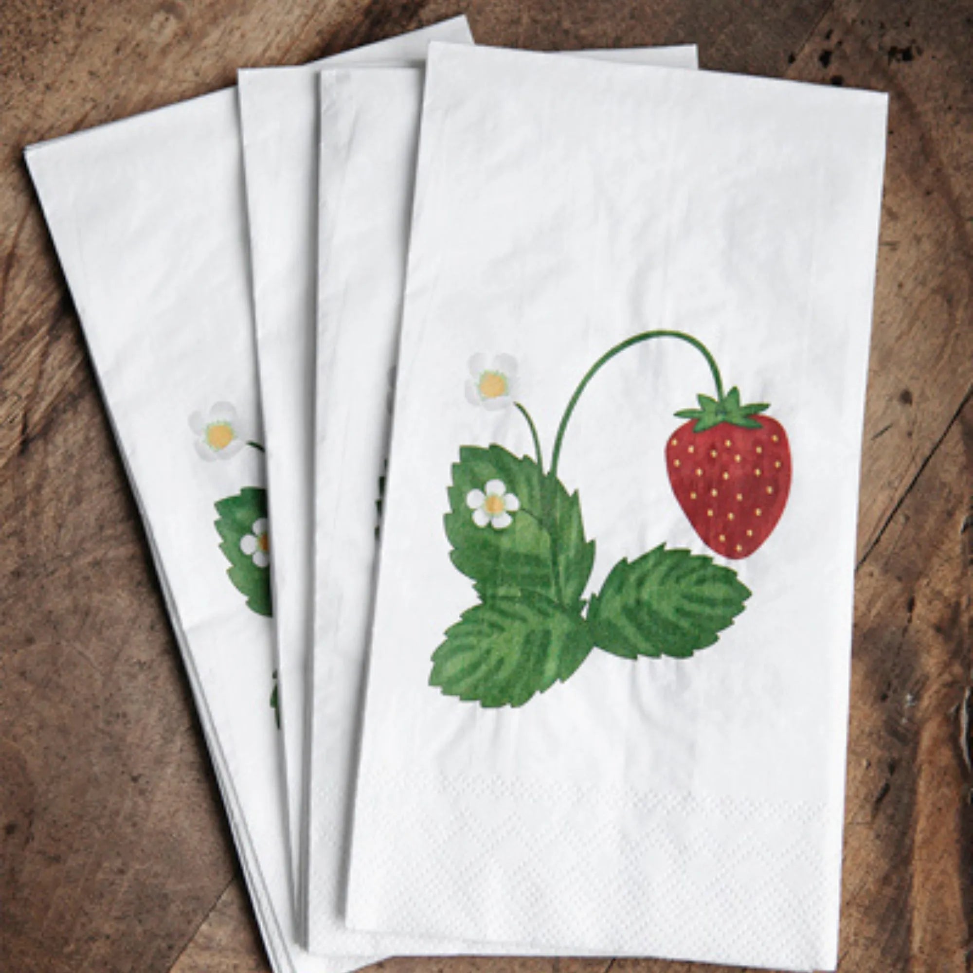 Storefactory Servietten "Jordgubbe" Erdbeere 16 Stück