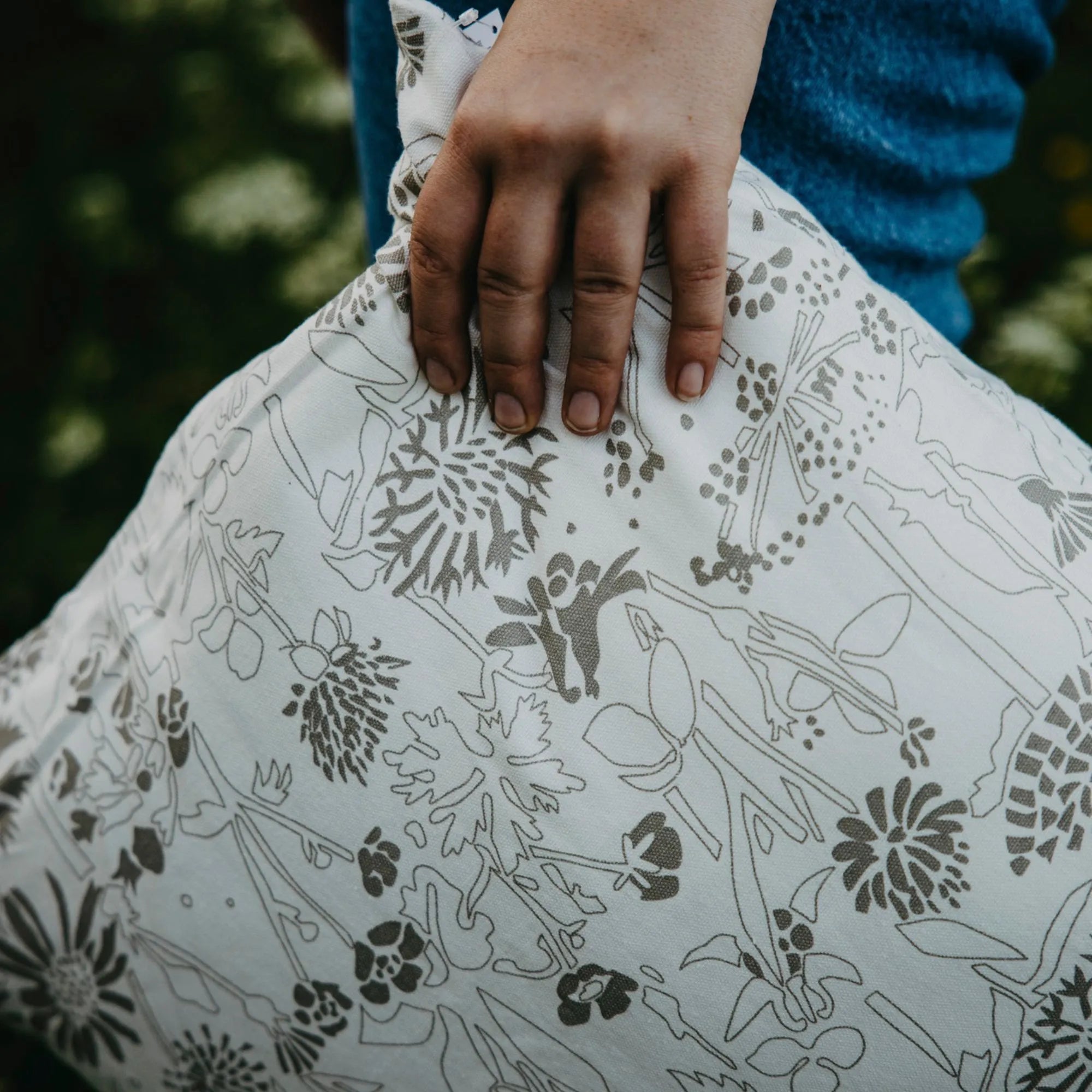 Storefactory "Solvik" Kissenbezug weiß 48 x 48 cm