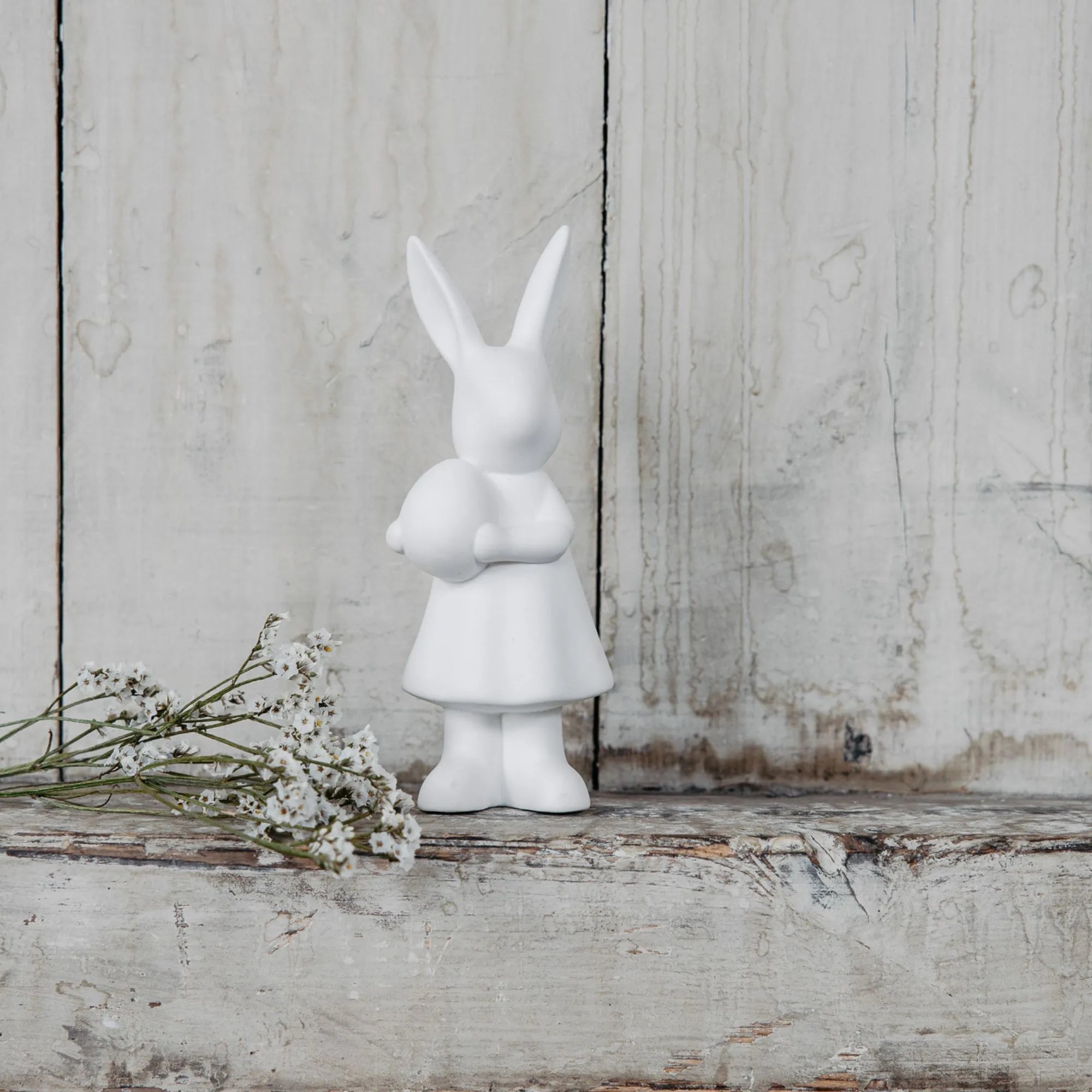 Storefactory Osterhase "Alice" weiß 15 cm