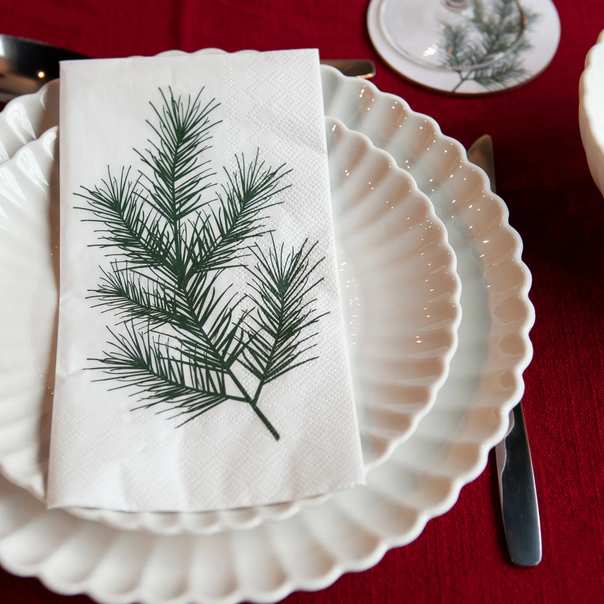 Storefactory Servietten "Grankvist" Winter Weihnachten 16 Stück