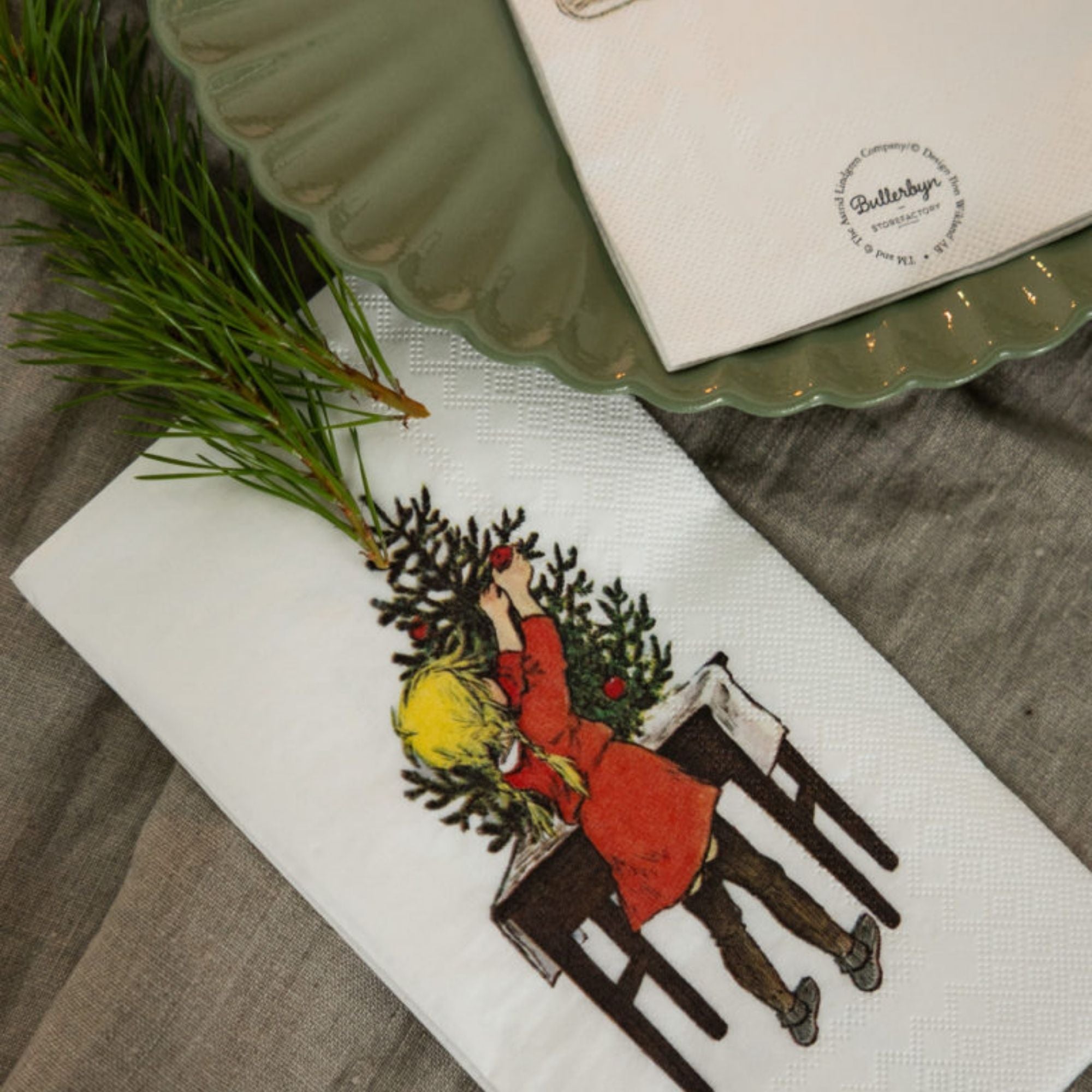 Storefactory "Wir Kinder von Bullerbü" Kapitel 4 Servietten Weihnachten