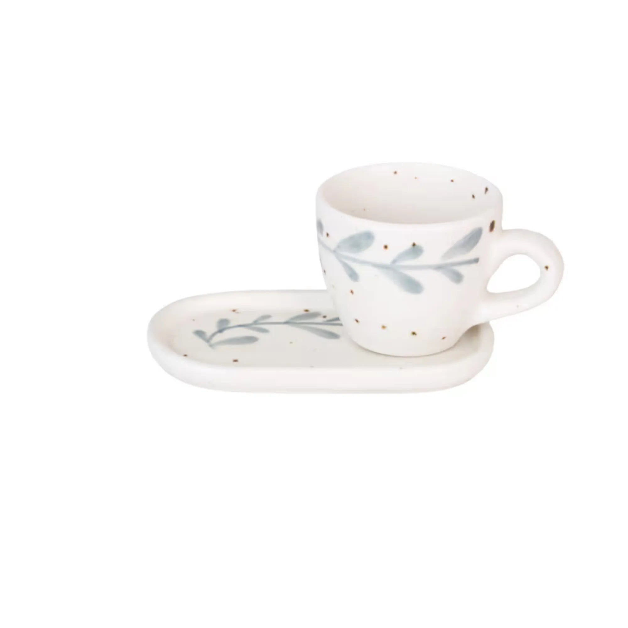 Strömshaga "Viola" Leaf Tasse für Espresso grün