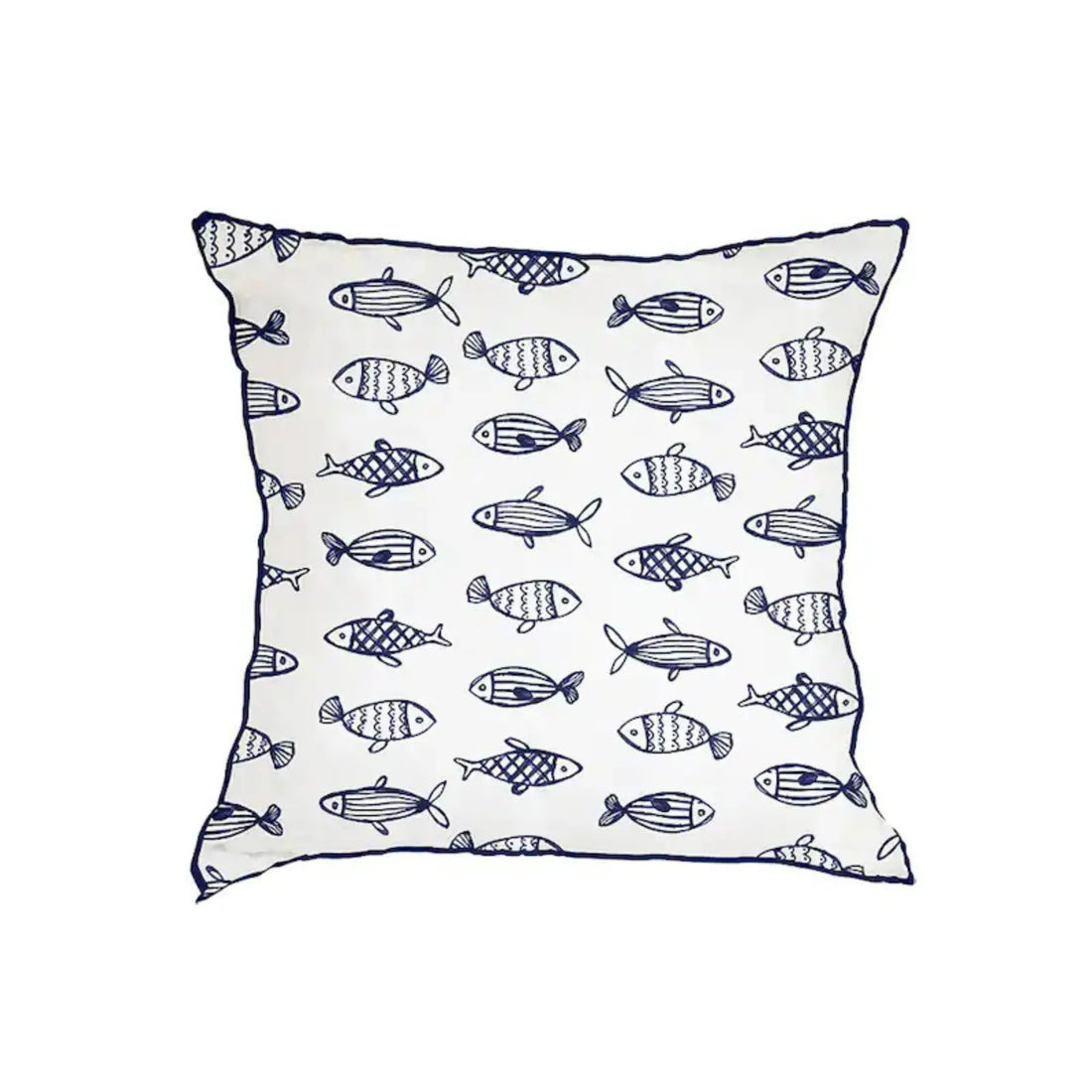 Strömshaga Kissenbezug Fische "Fiskevik" 45 cm