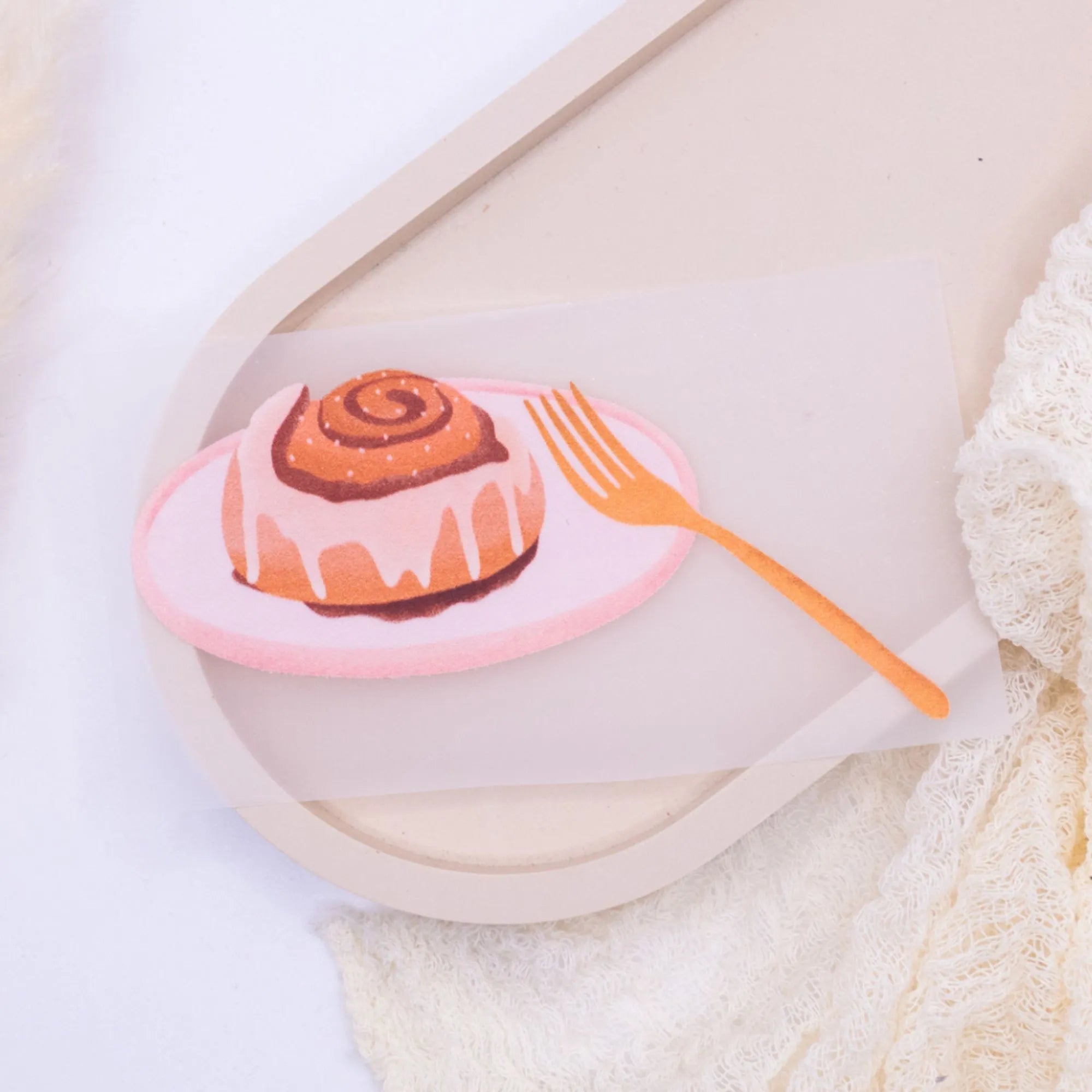 Tilda & Theo Bügelbild "Kanelbullar" Zimtschnecke
