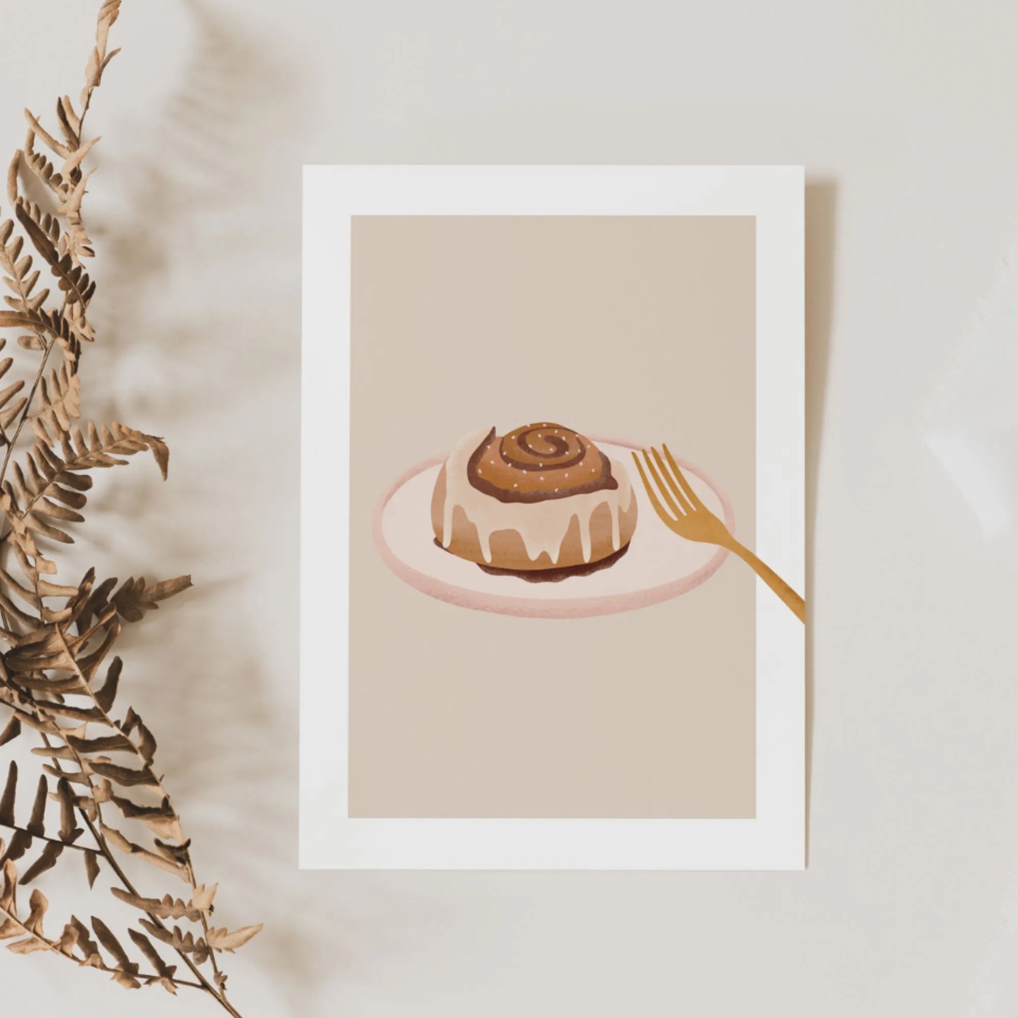 Tilda & Theo Postkarte "Kanelbullar" Zimtschnecke